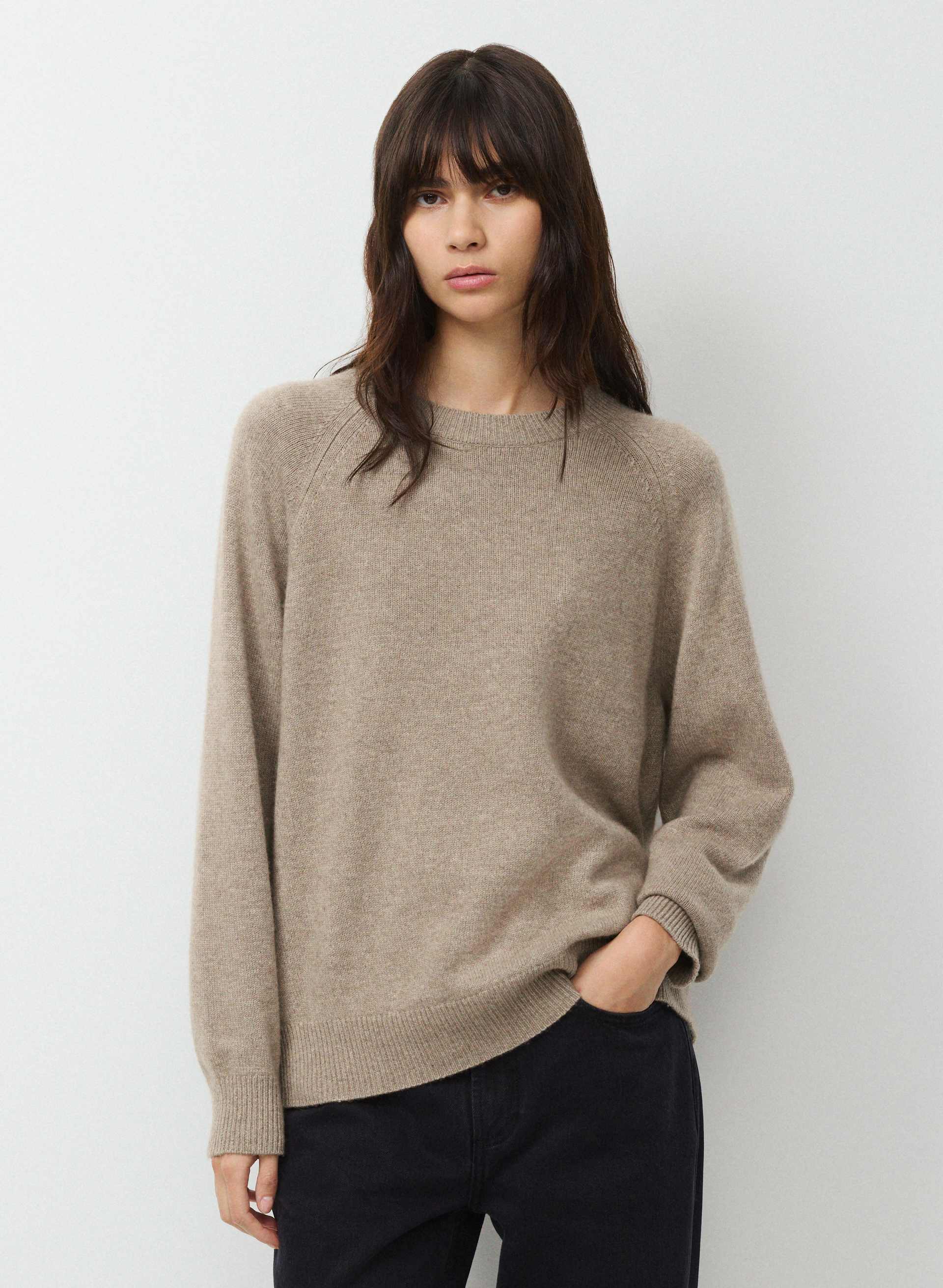 ESSENTIAL WOOL CASHMERE ISABELLE SWEATER | Aritzia