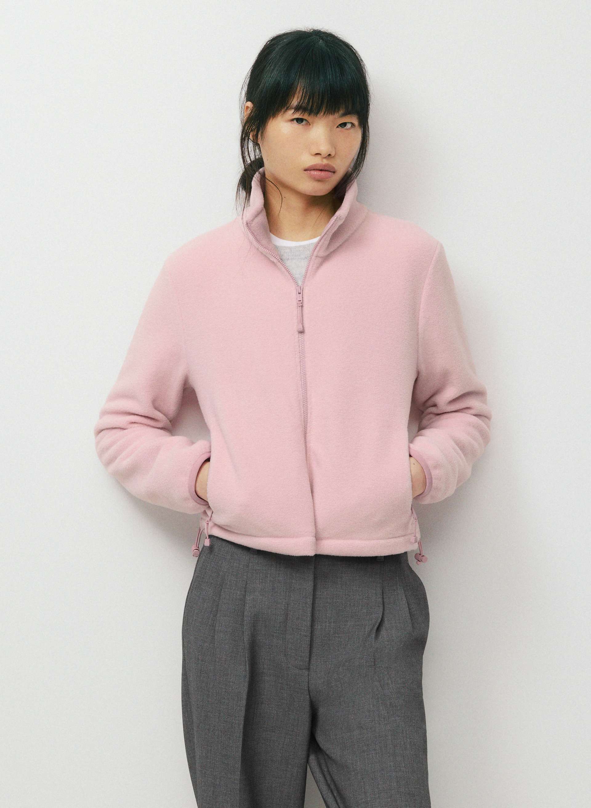 AUTUMN ZIP-UP - BIGFOOT FLEECE - Bigfoot Fleece slim-fit mockneck zip-up. 