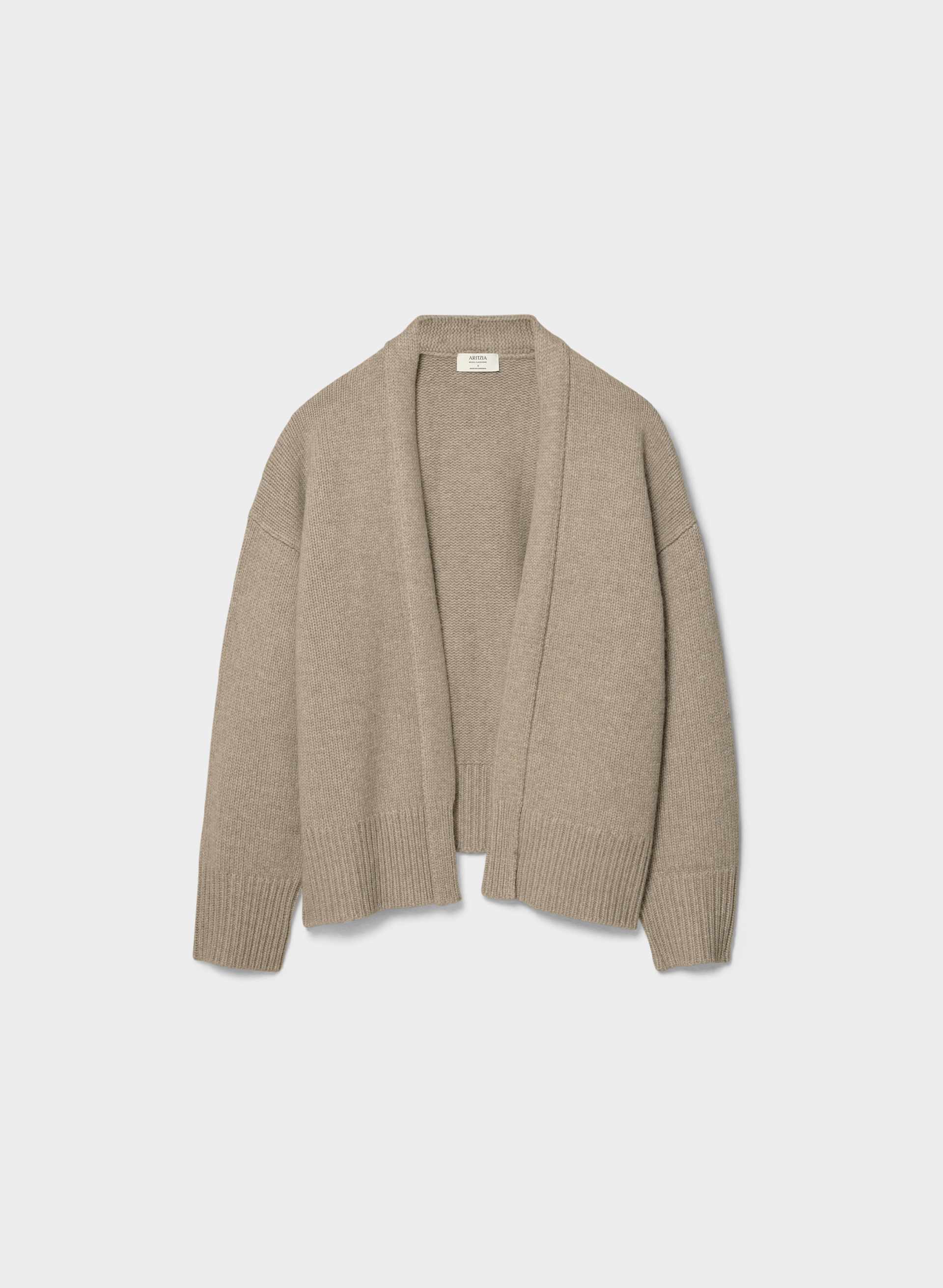 PLUSH WOOL CASHMERE DISPLAY CARDIGAN | Aritzia
