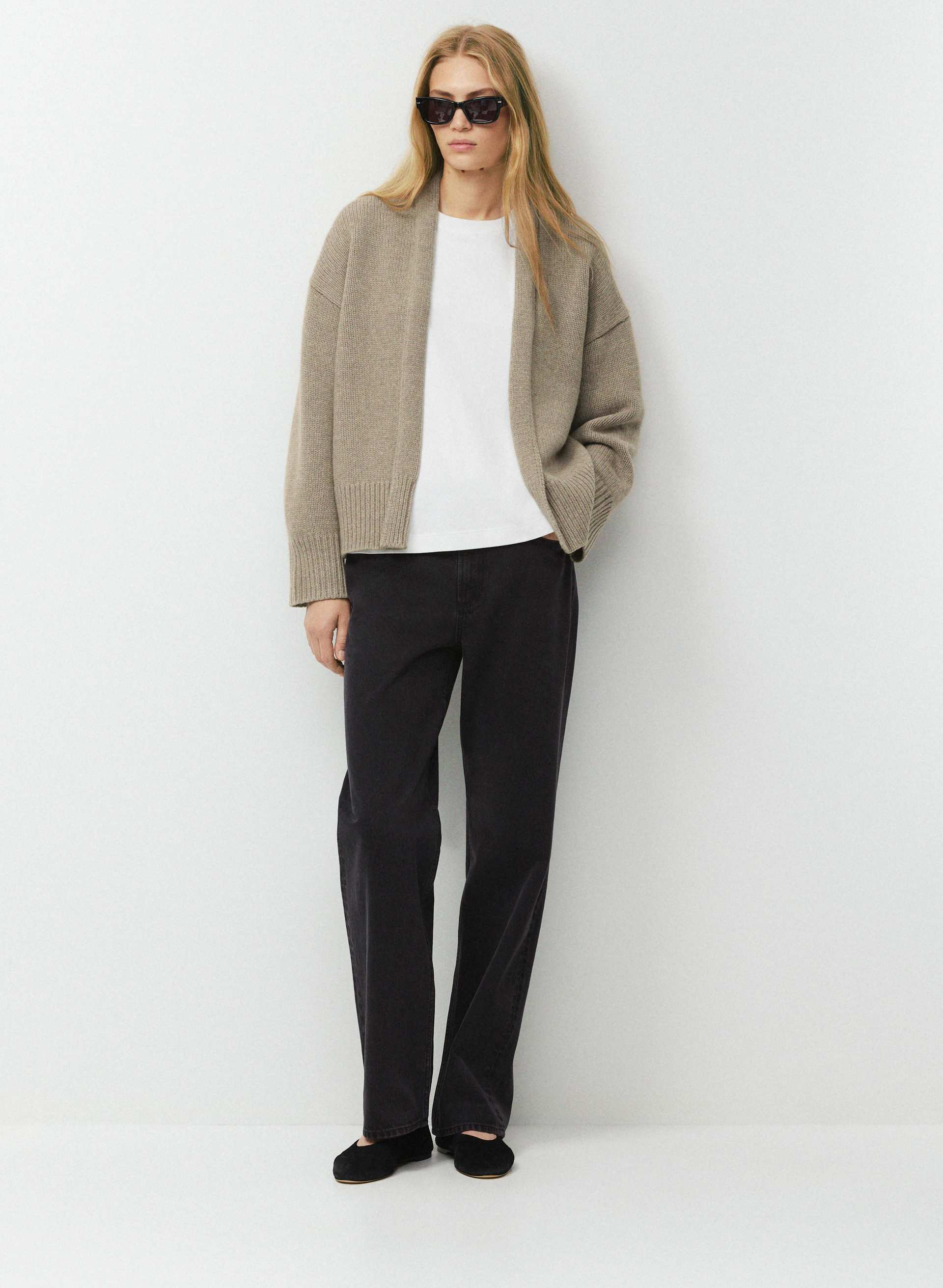 PLUSH WOOL CASHMERE DISPLAY CARDIGAN | Aritzia