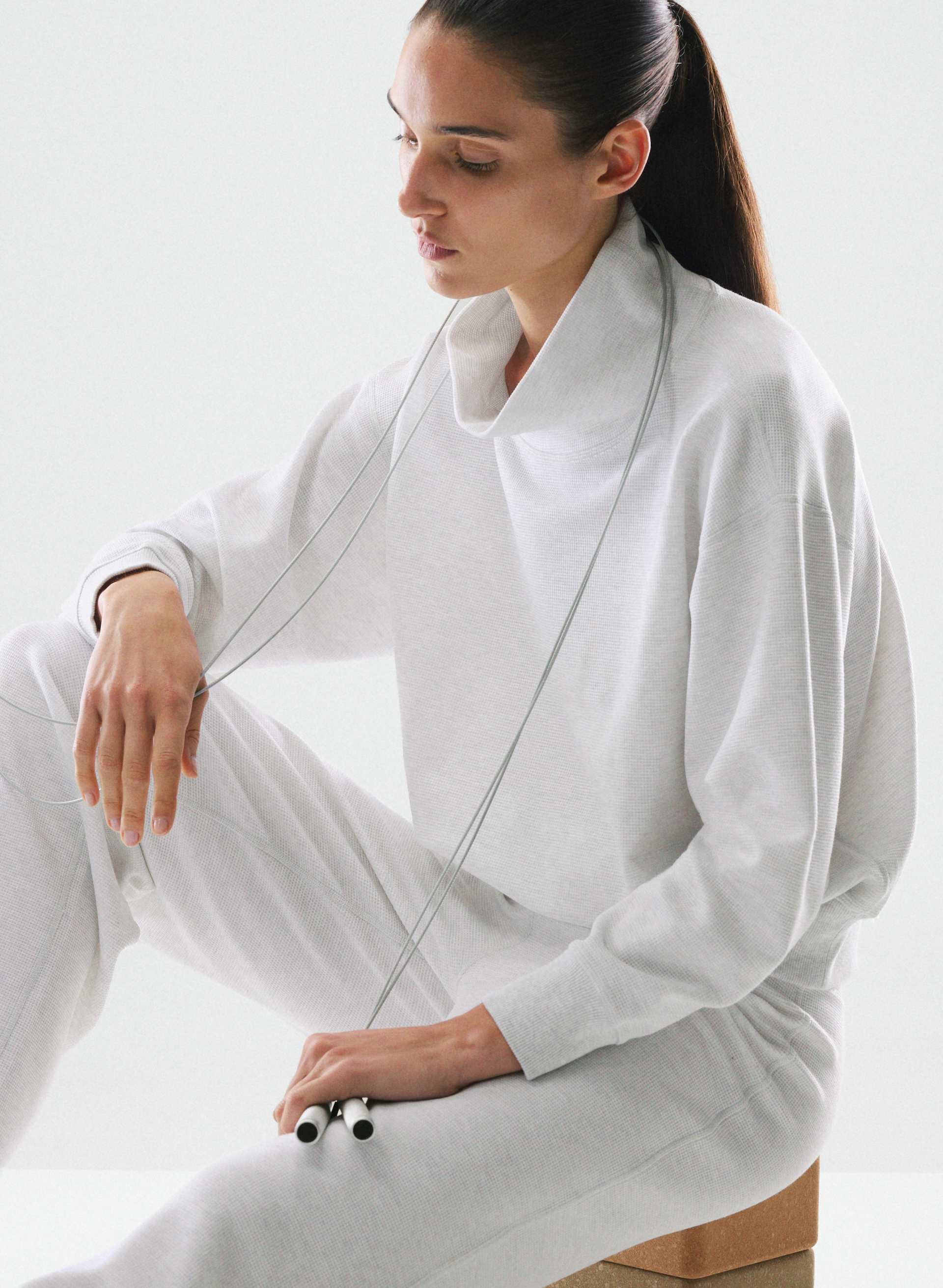 WAFFLEX RECUPERATE FUNNEL NECK | Aritzia