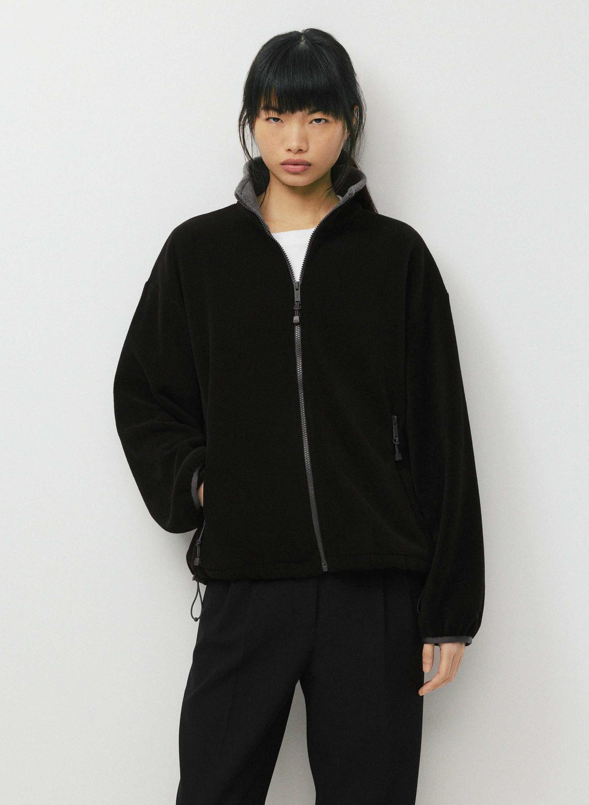 OUTLOOK ZIP MOCKNECK - BIGFOOT FLEECE - Oversized Bigfoot Fleece zip mockneck. 