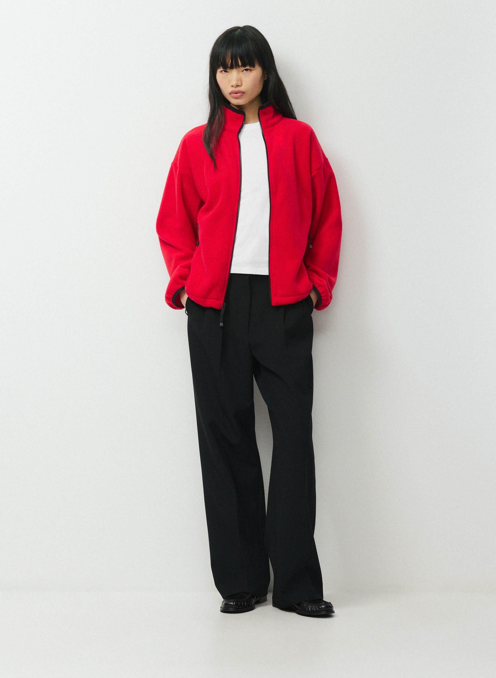 OUTLOOK ZIP MOCKNECK | Aritzia