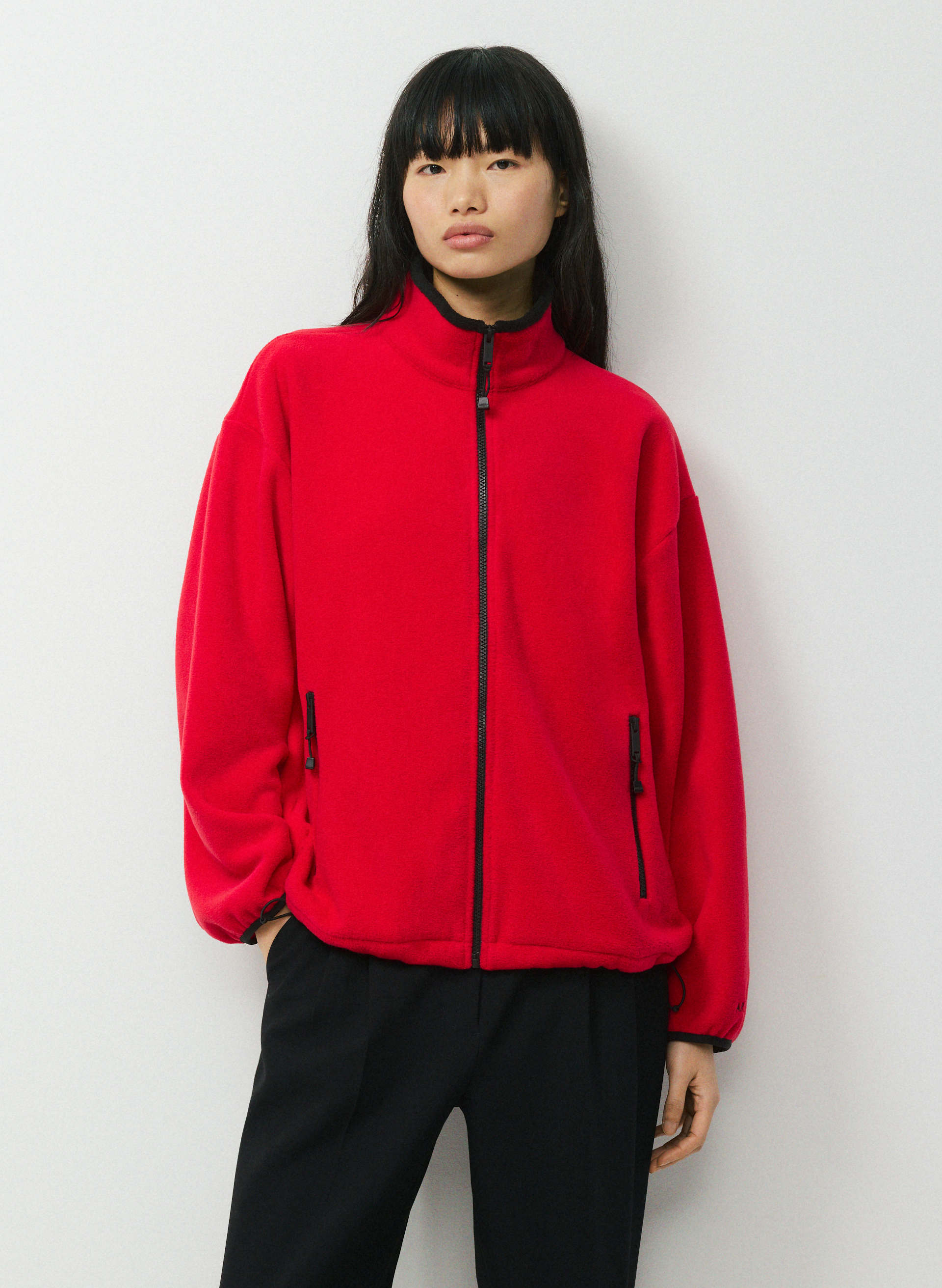 OUTLOOK ZIP MOCKNECK | Aritzia