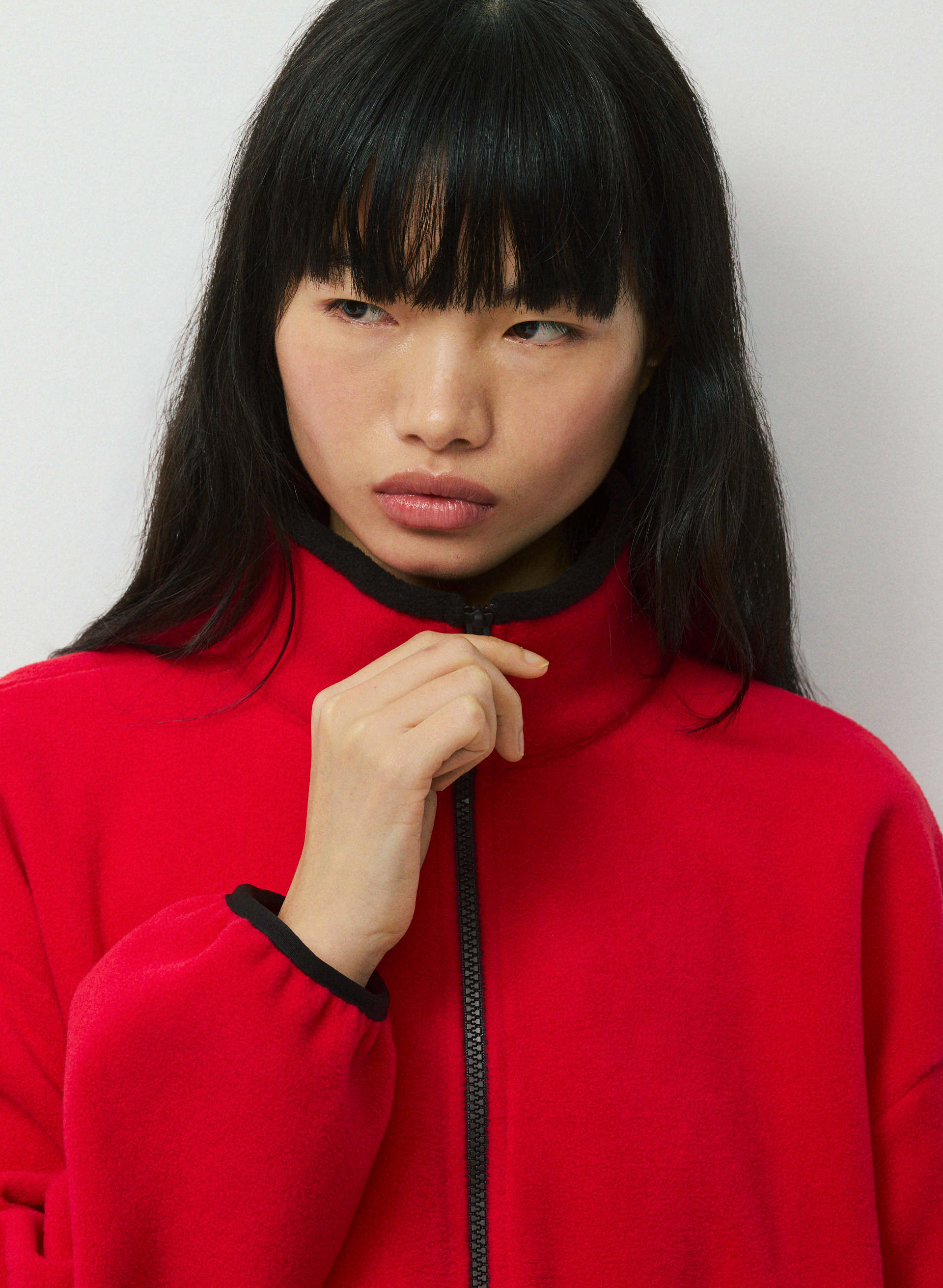 OUTLOOK ZIP MOCKNECK | Aritzia