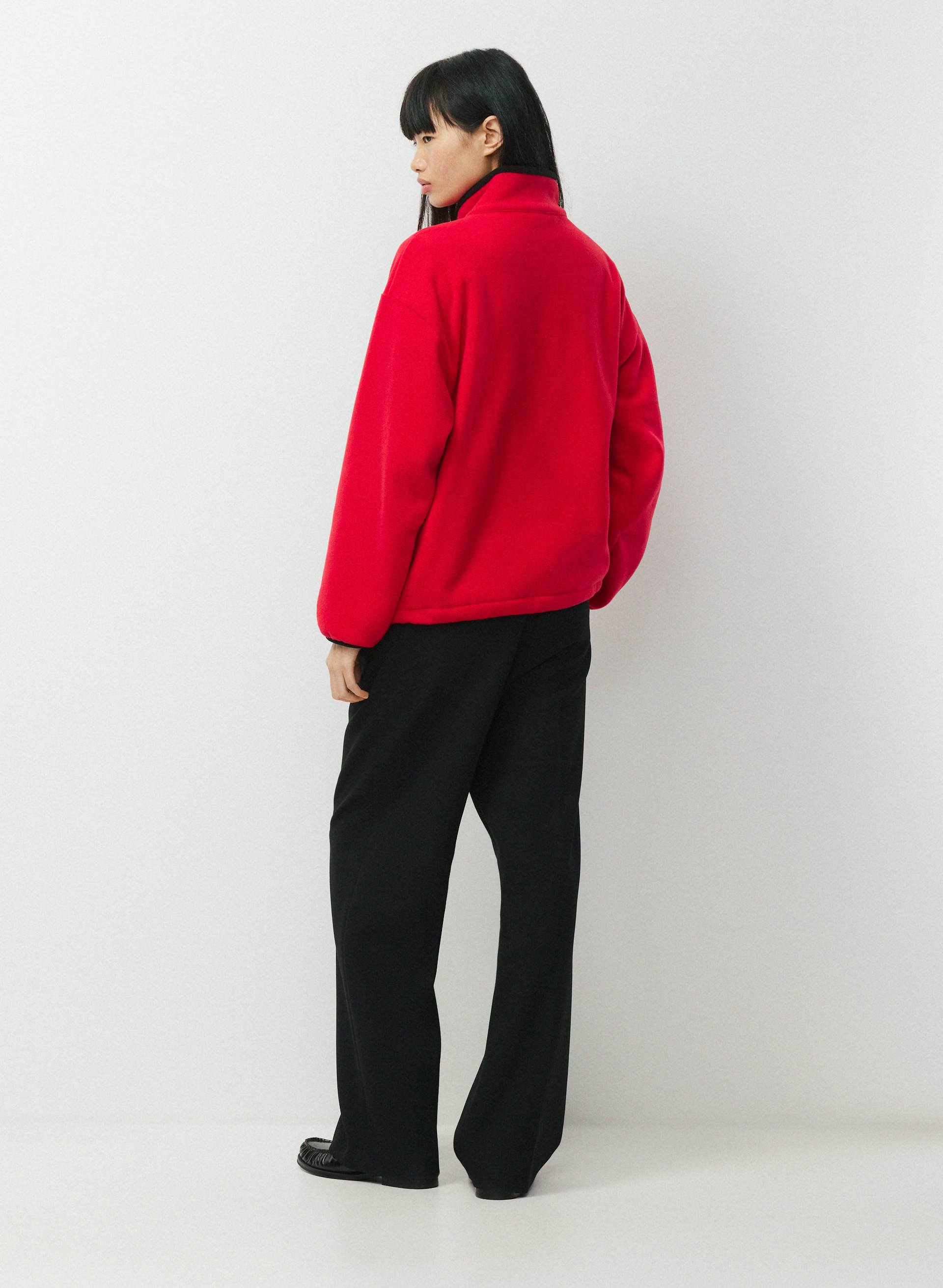 OUTLOOK ZIP MOCKNECK | Aritzia