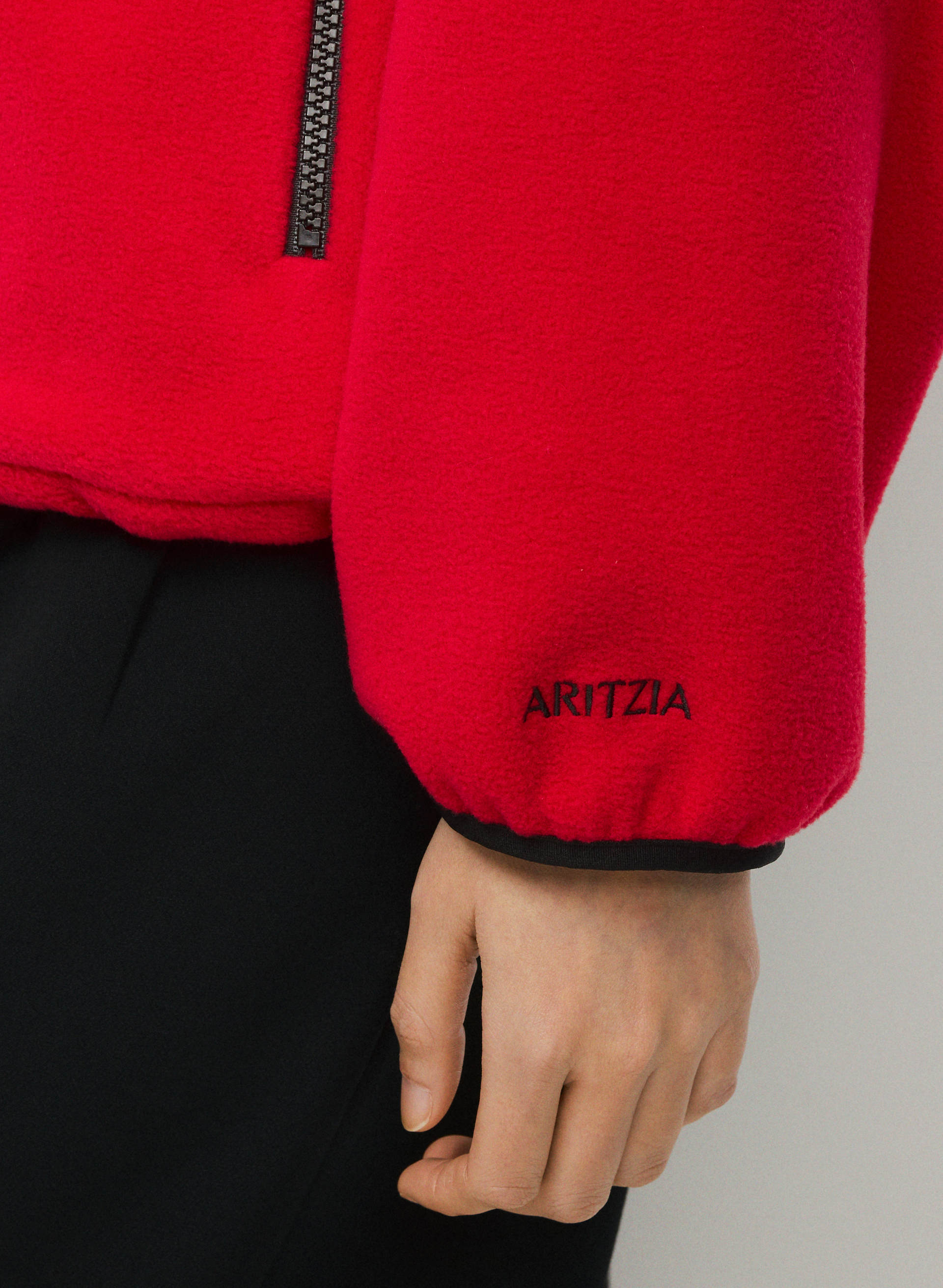 OUTLOOK ZIP MOCKNECK | Aritzia