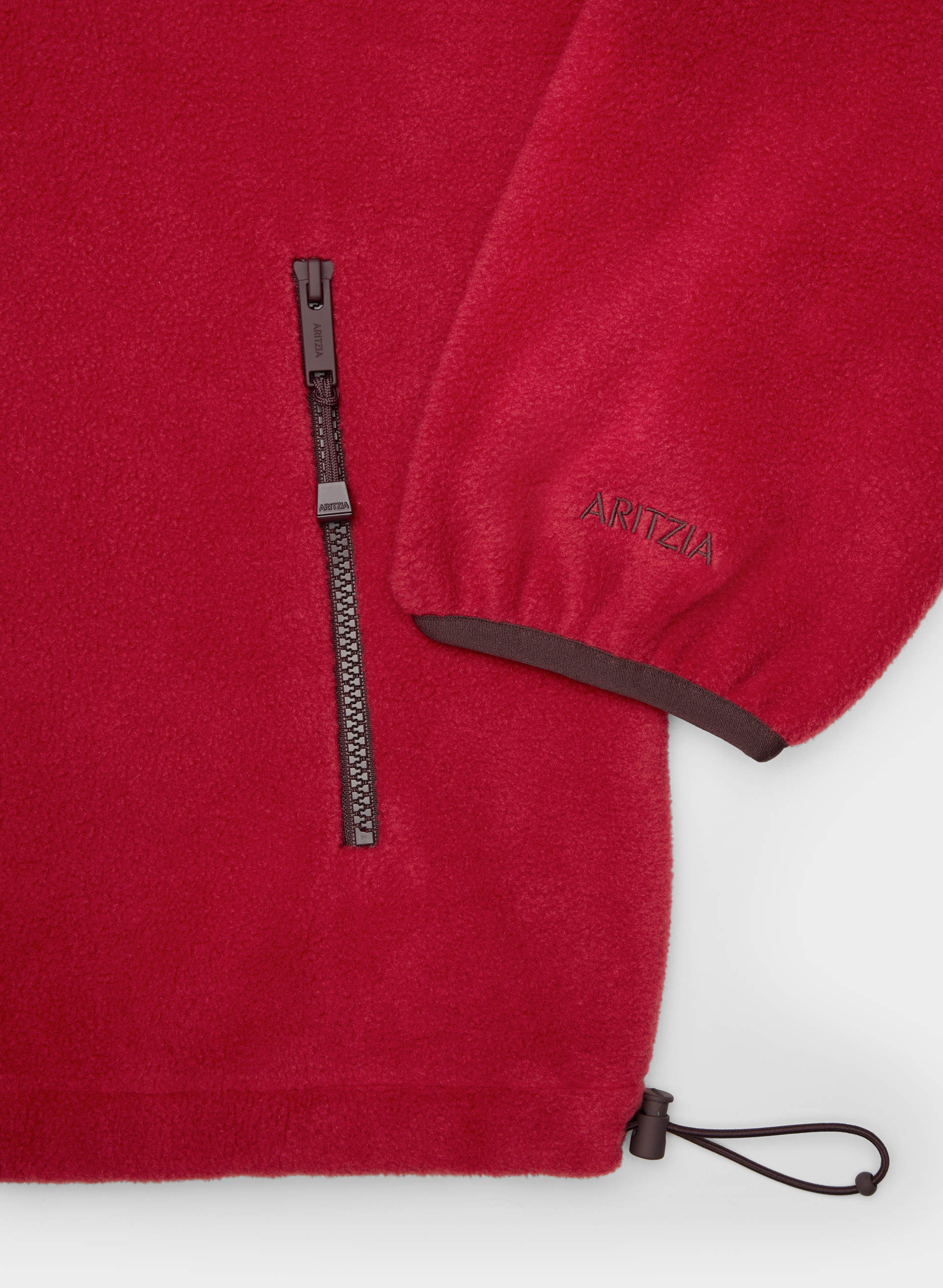 OUTLOOK ZIP MOCKNECK | Aritzia