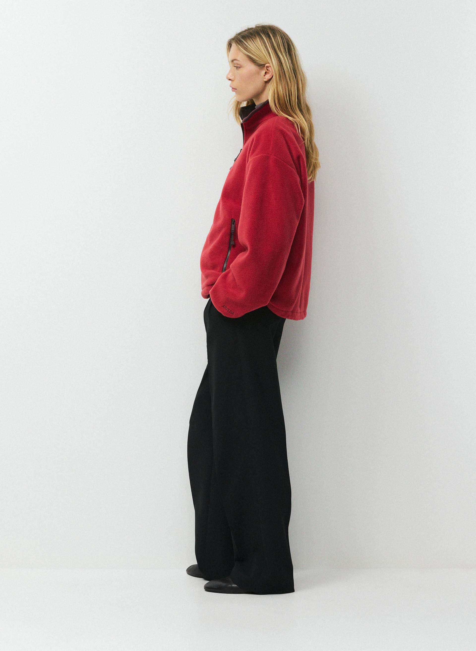 OUTLOOK ZIP MOCKNECK | Aritzia