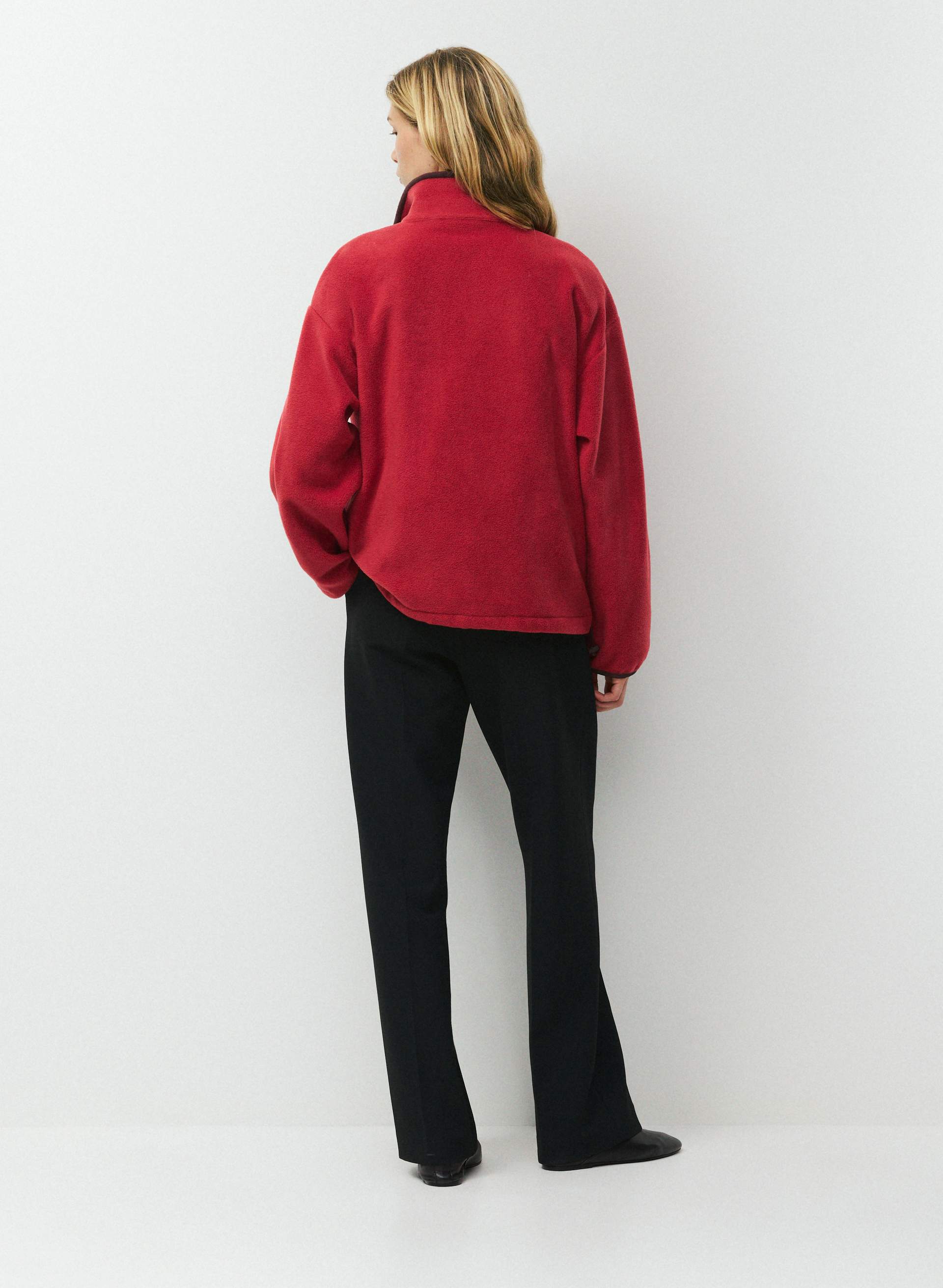 OUTLOOK ZIP MOCKNECK | Aritzia