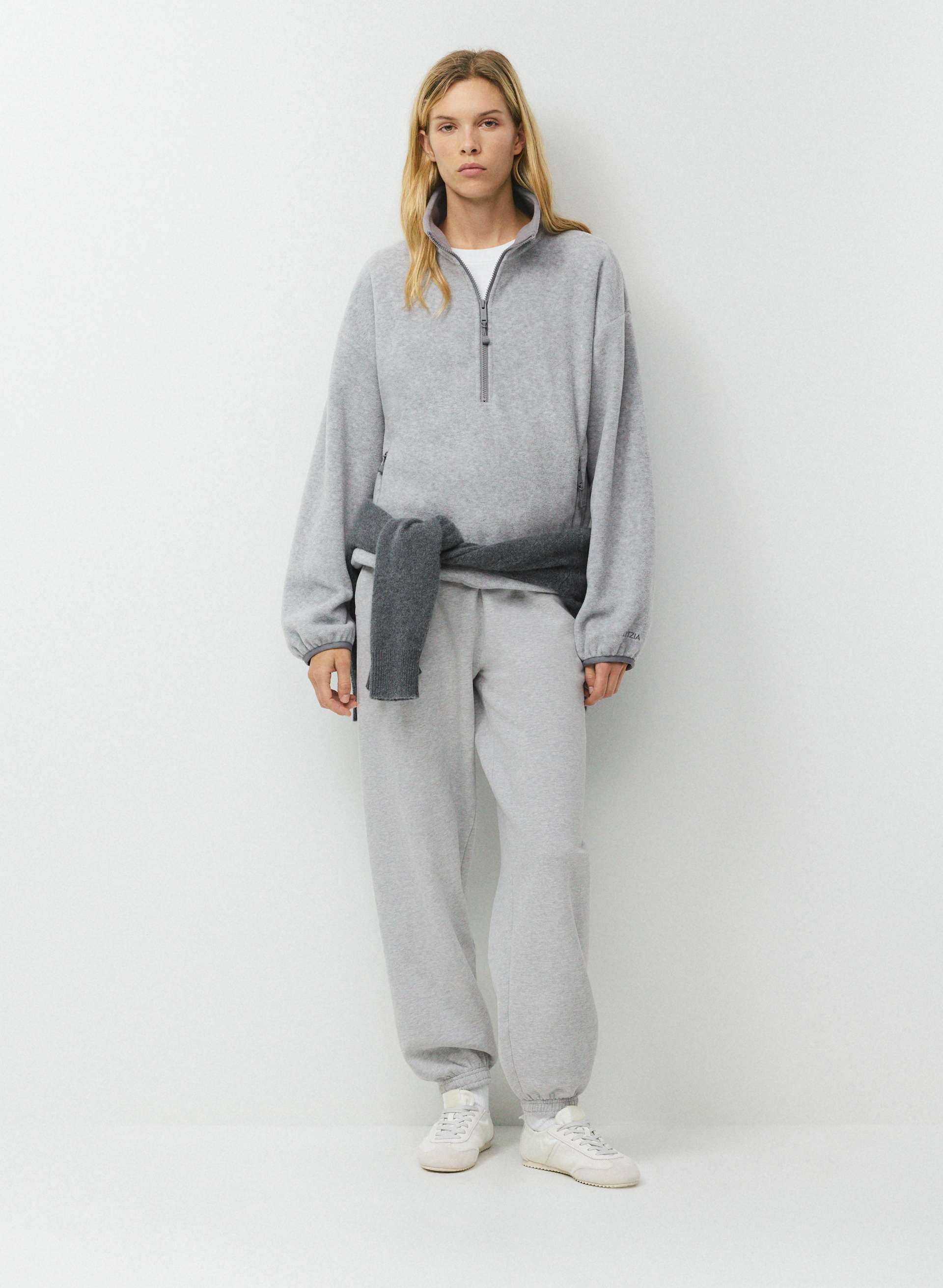 MELLOW 1/2 ZIP - BIGFOOT FLEECE - Oversized Bigfoot Fleece half-zip mockneck. 