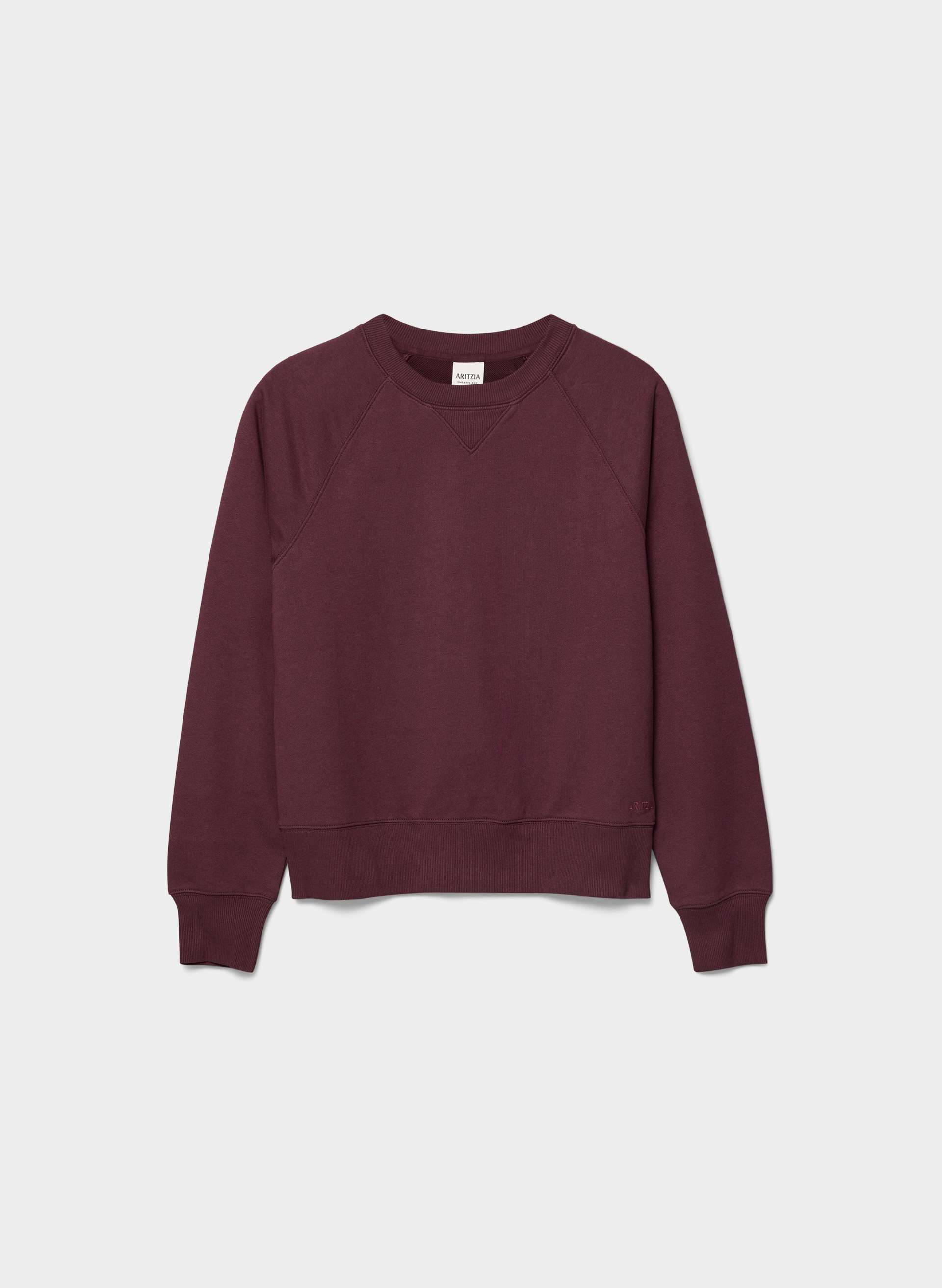 TERRY SWEATFLEECE PERFECT RAGLAN SWEATSHIRT | Aritzia