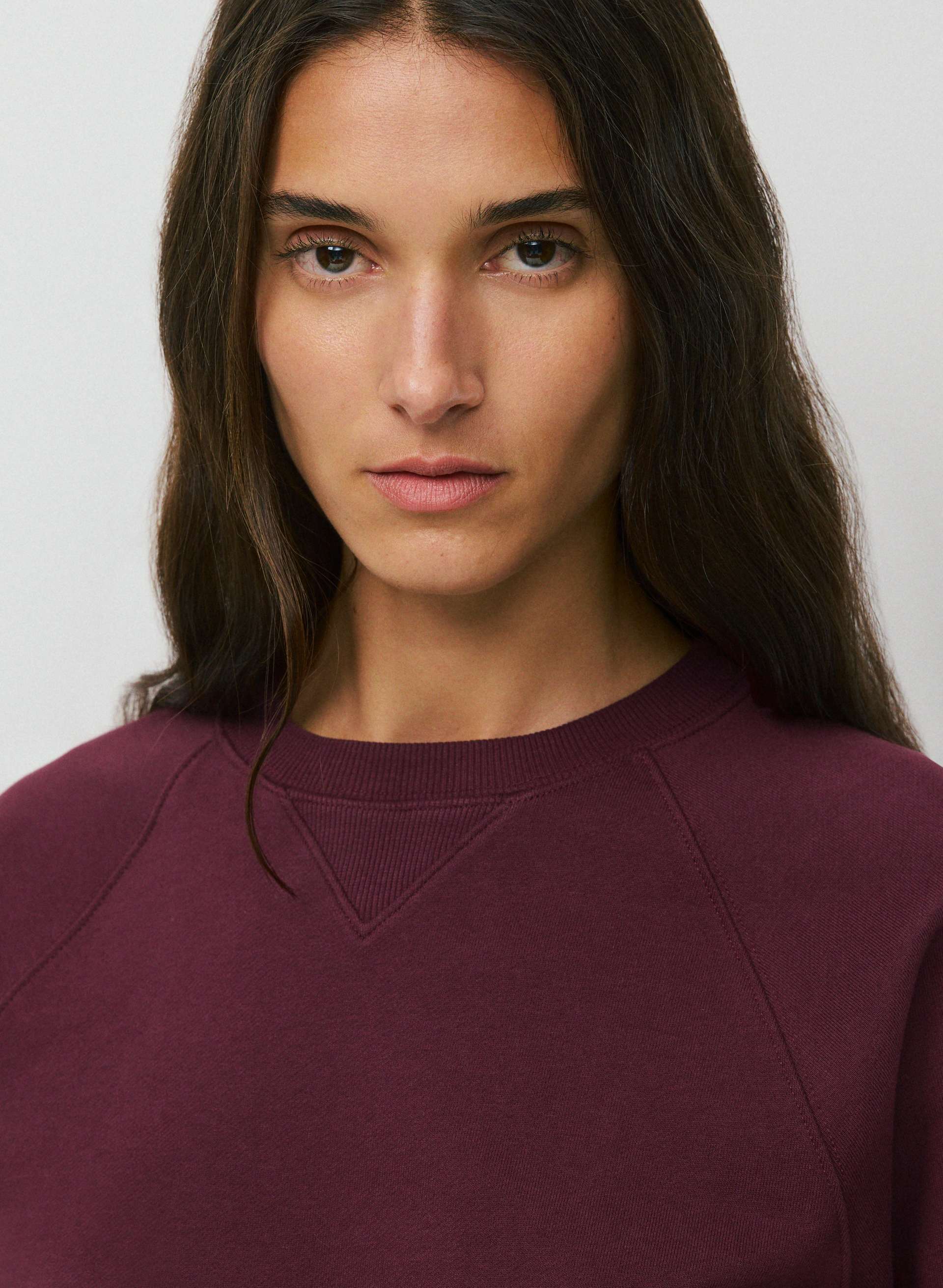 TERRY SWEATFLEECE PERFECT RAGLAN SWEATSHIRT | Aritzia