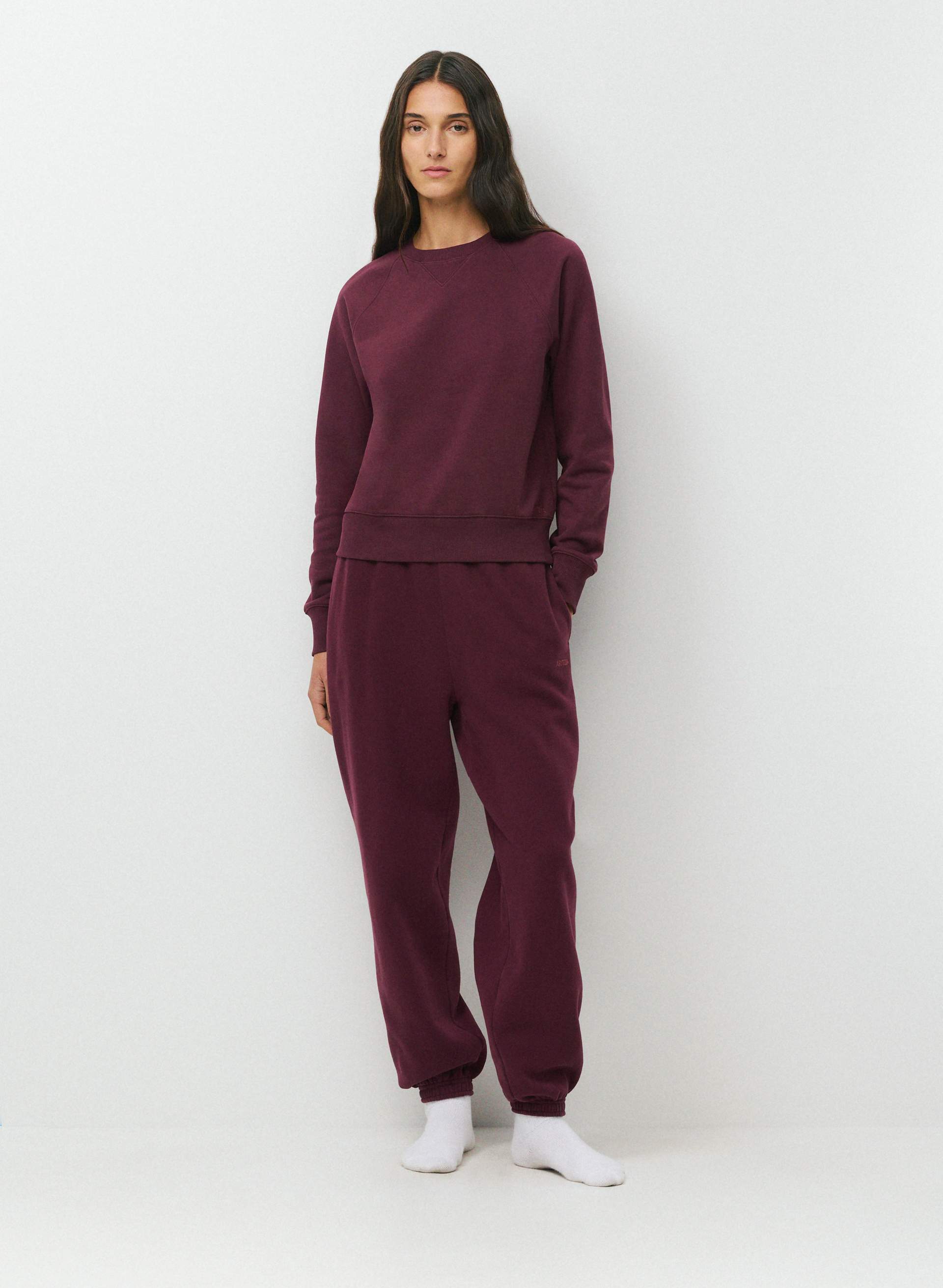 TERRY SWEATFLEECE PERFECT RAGLAN SWEATSHIRT | Aritzia