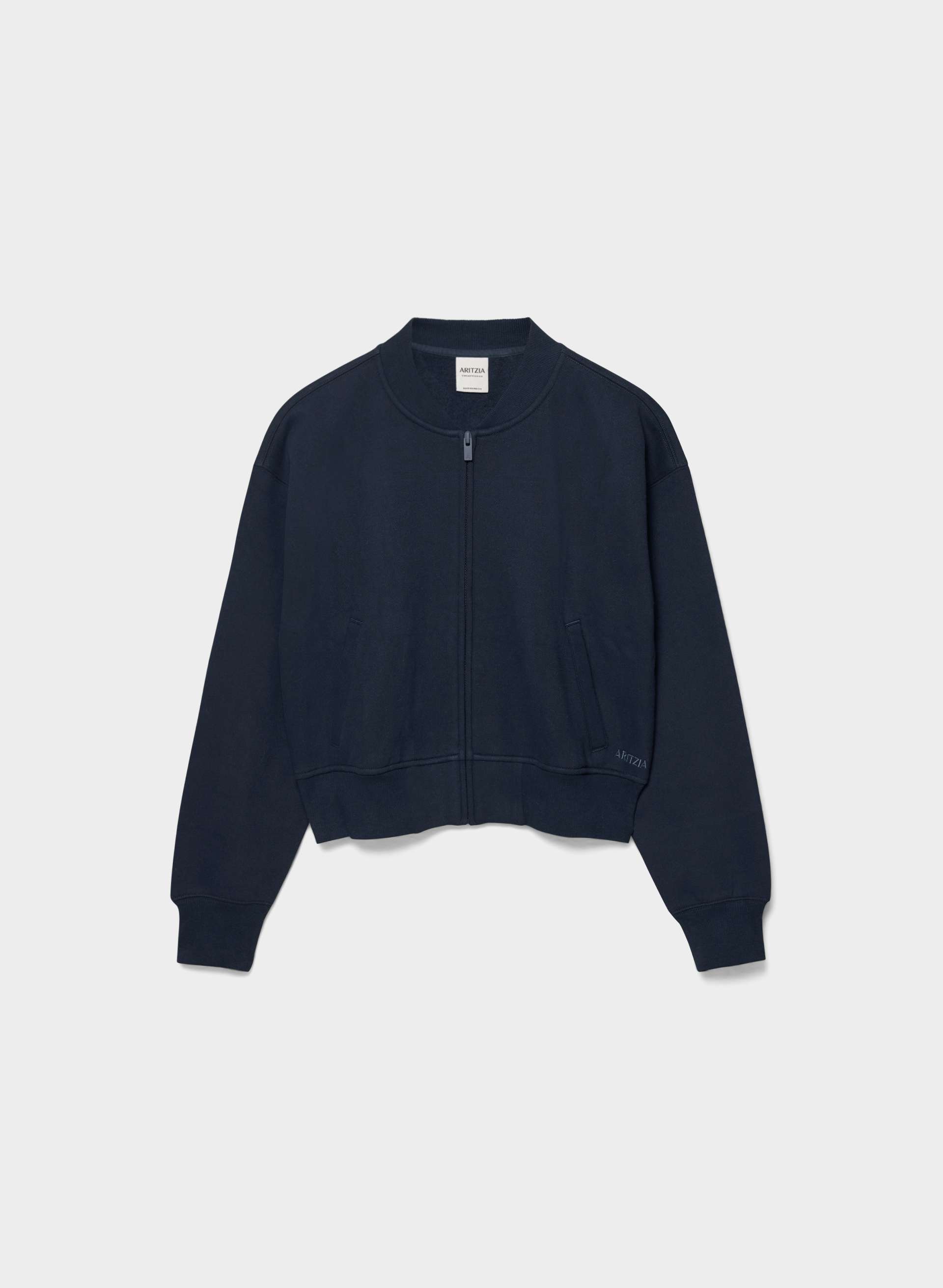 COZY SWEATFLEECE BOYFRIEND BOMBER | Aritzia