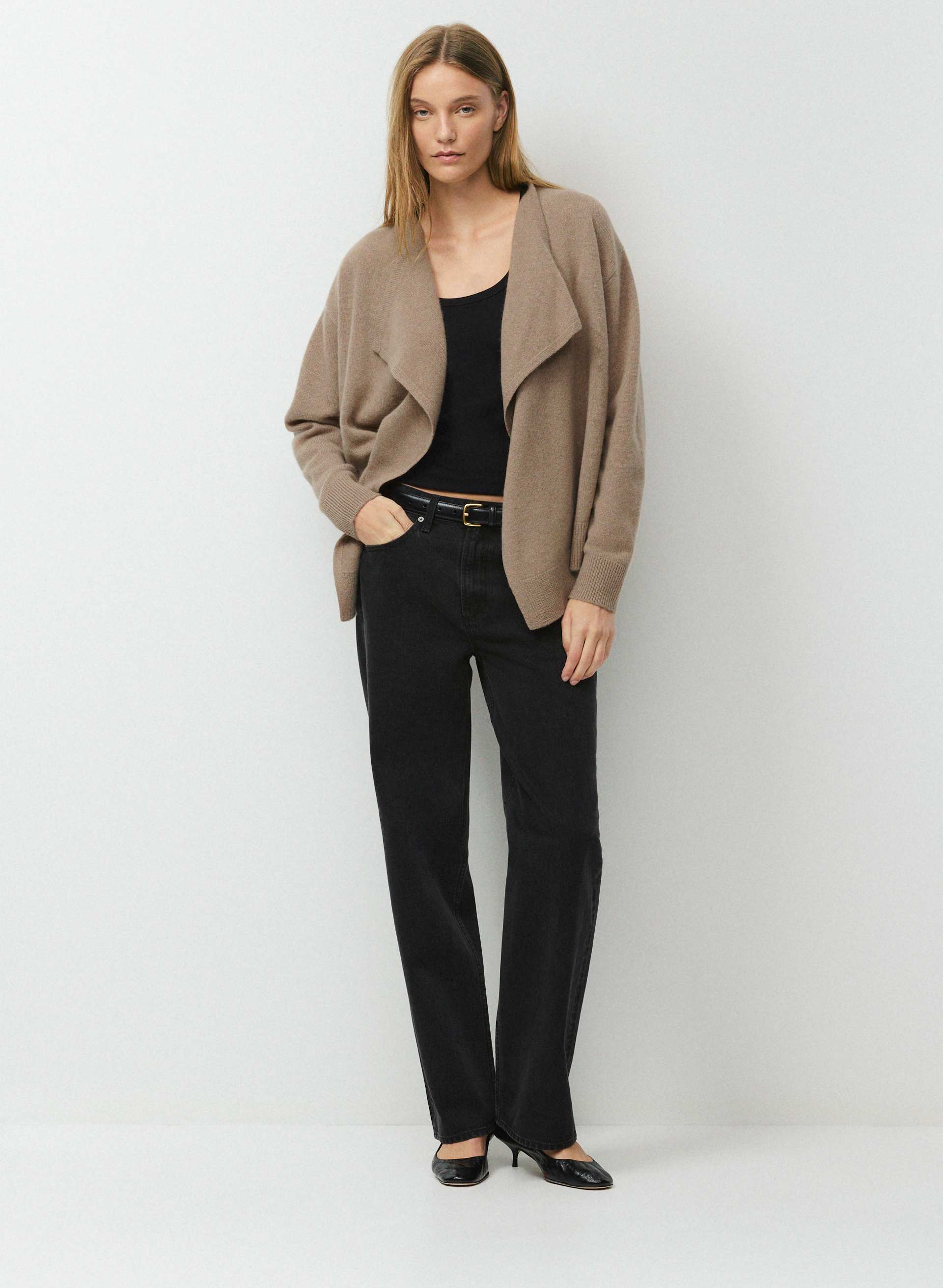 ESSENTIAL CASHMERE IMPASTO CARDIGAN | Aritzia