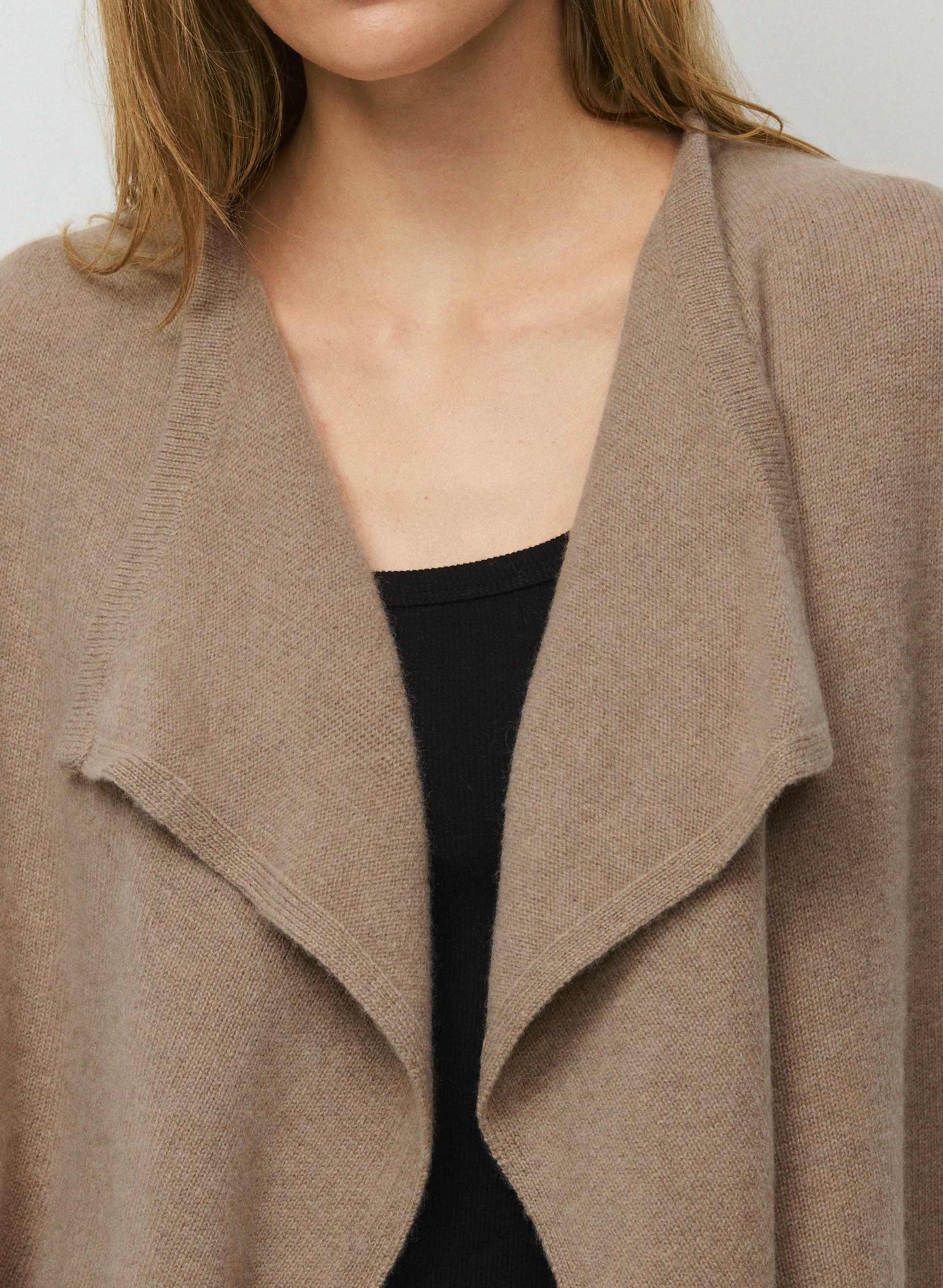 ESSENTIAL CASHMERE IMPASTO CARDIGAN | Aritzia