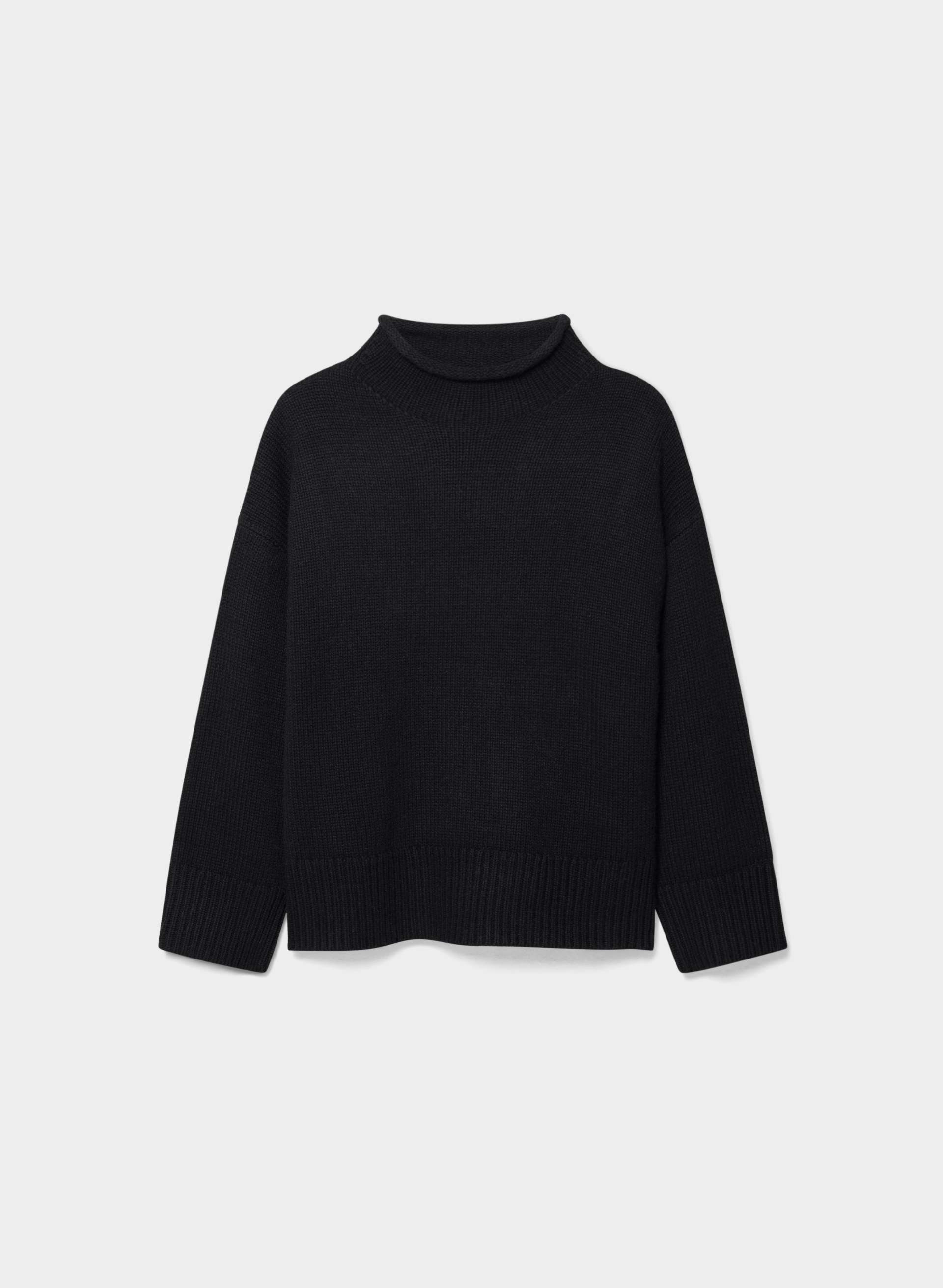 PLUSH WOOL CASHMERE AFFILIATE FUNNEL NECK | Aritzia