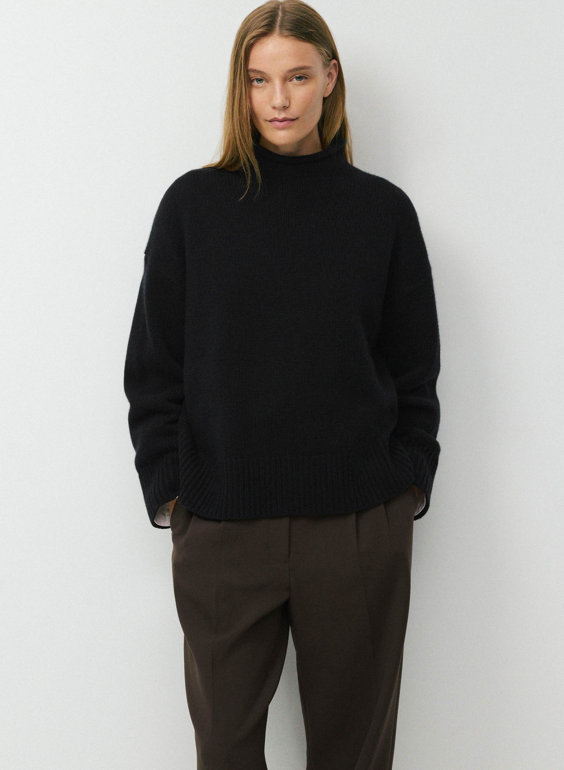 PLUSH WOOL CASHMERE AFFILIATE FUNNEL NECK | Aritzia