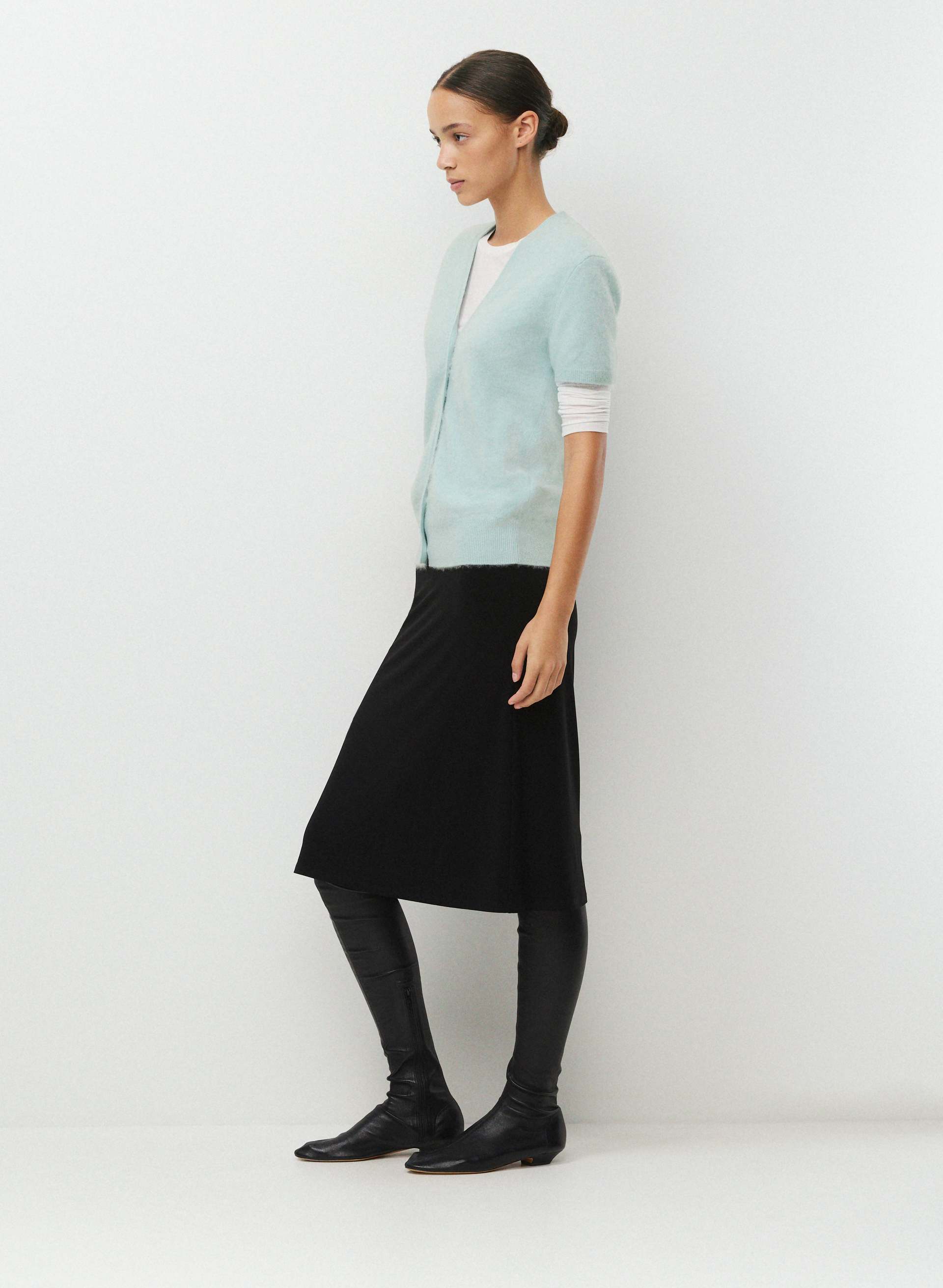 BRUSHED WOOL CASHMERE ALTRUIST CARDIGAN | Aritzia