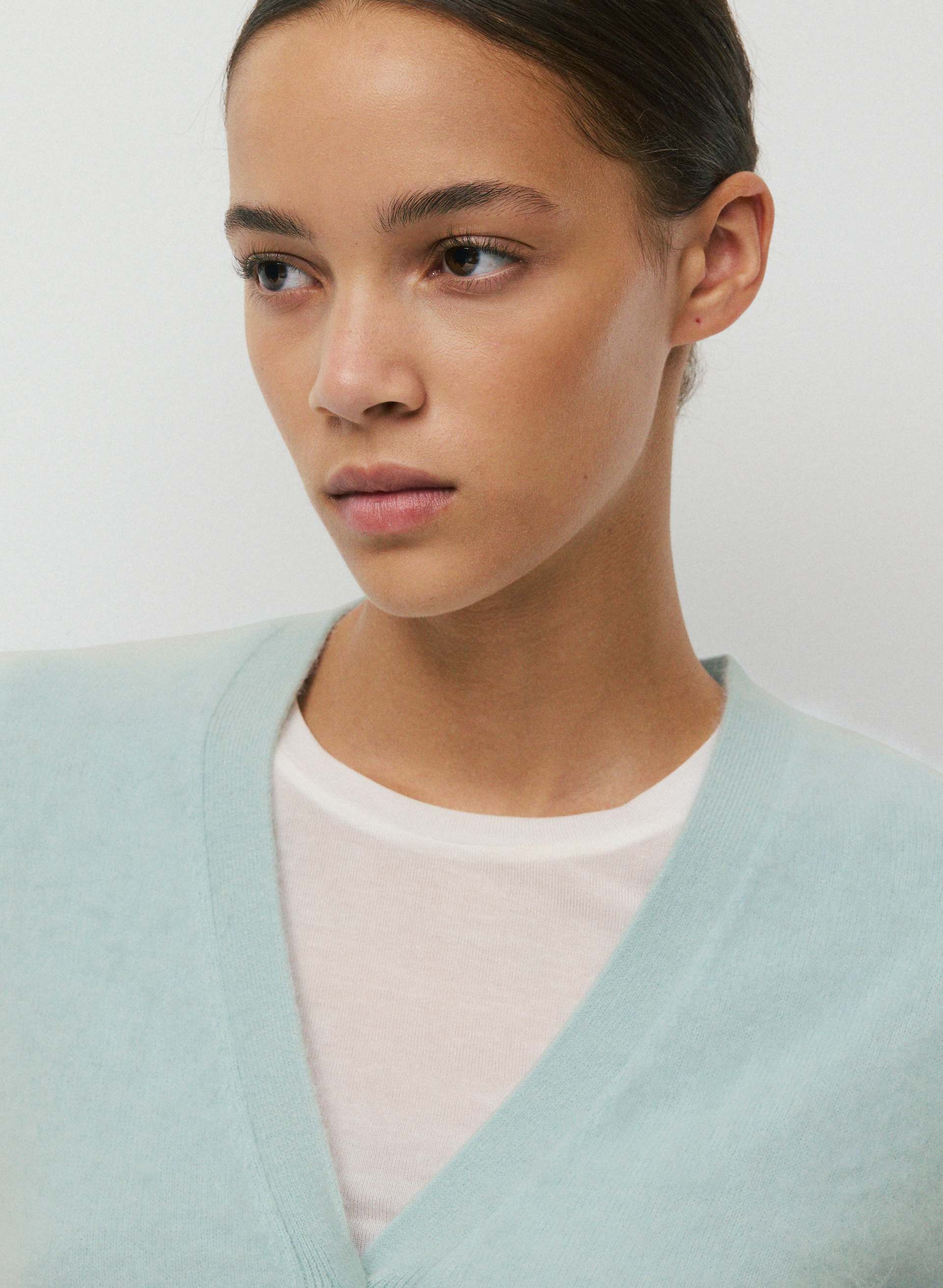 BRUSHED WOOL CASHMERE ALTRUIST CARDIGAN | Aritzia