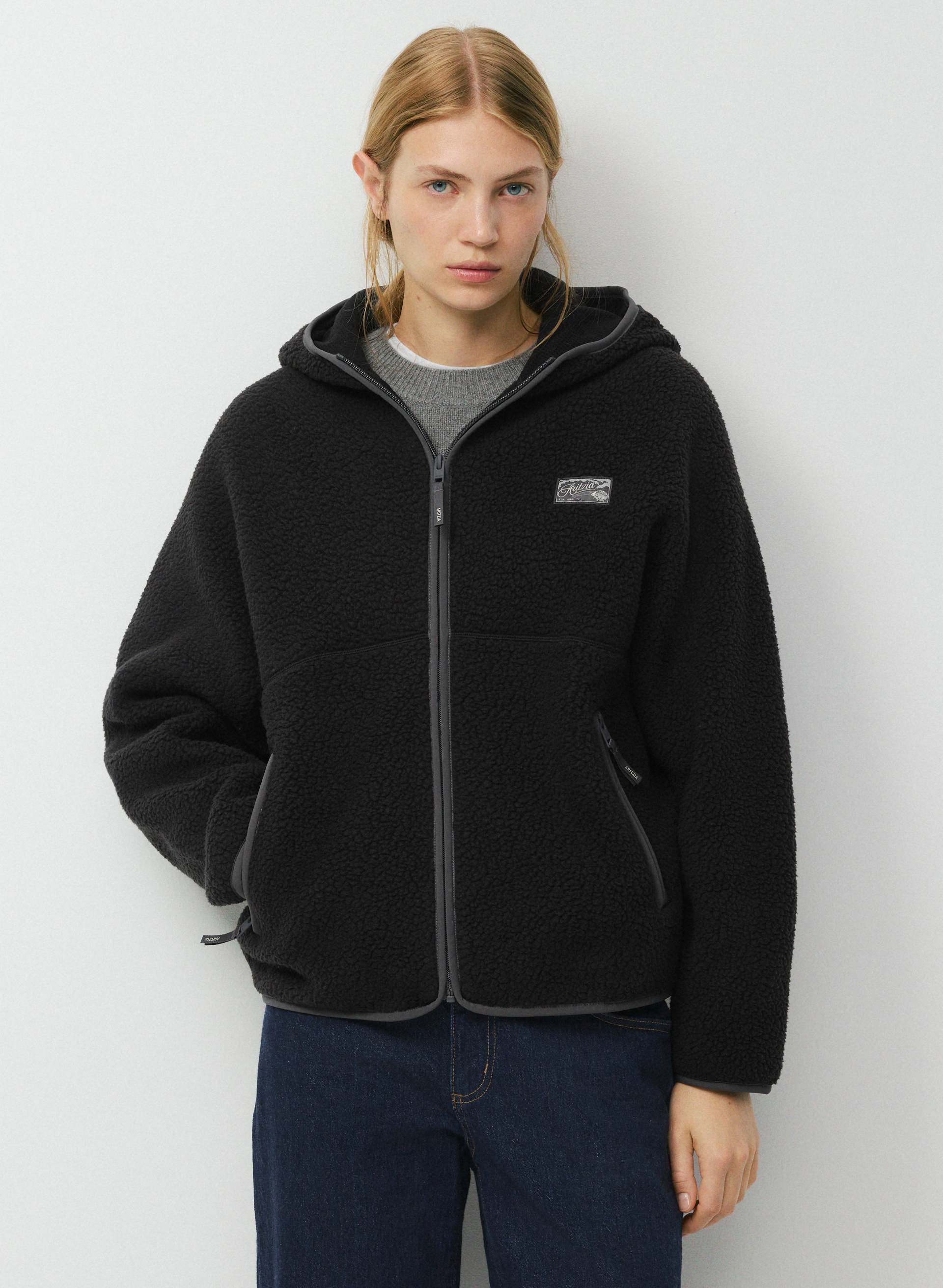 POLARTEC® THERMAL PRO™ EXPLORATION HIP ZIP-UP - Mid-pile fleece relaxed zip hoodie. 