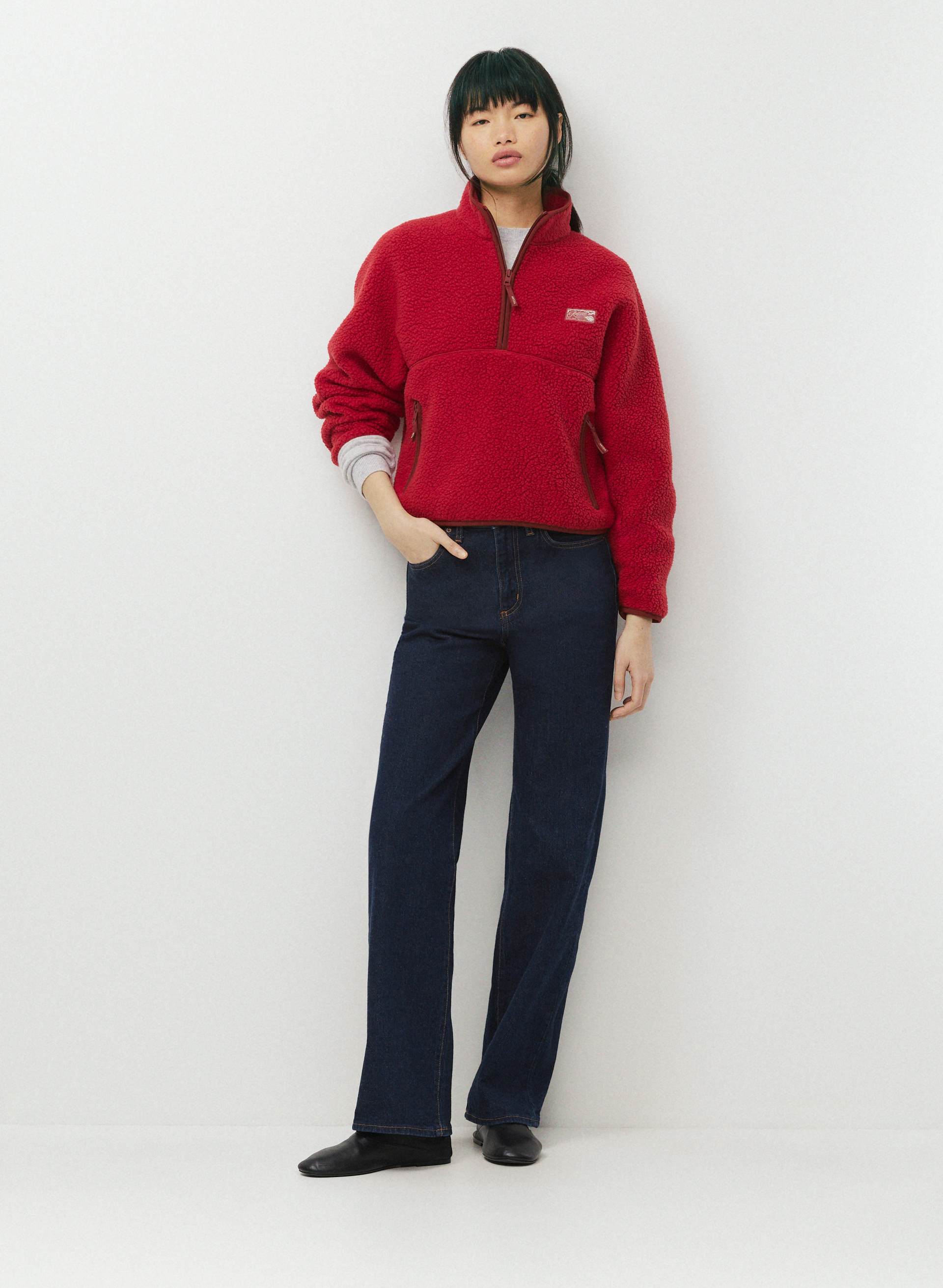 POLARTEC® THERMAL PRO™ HIGHLANDS 1/2 ZIP - Mid-pile fleece relaxed half-zip mockneck. 