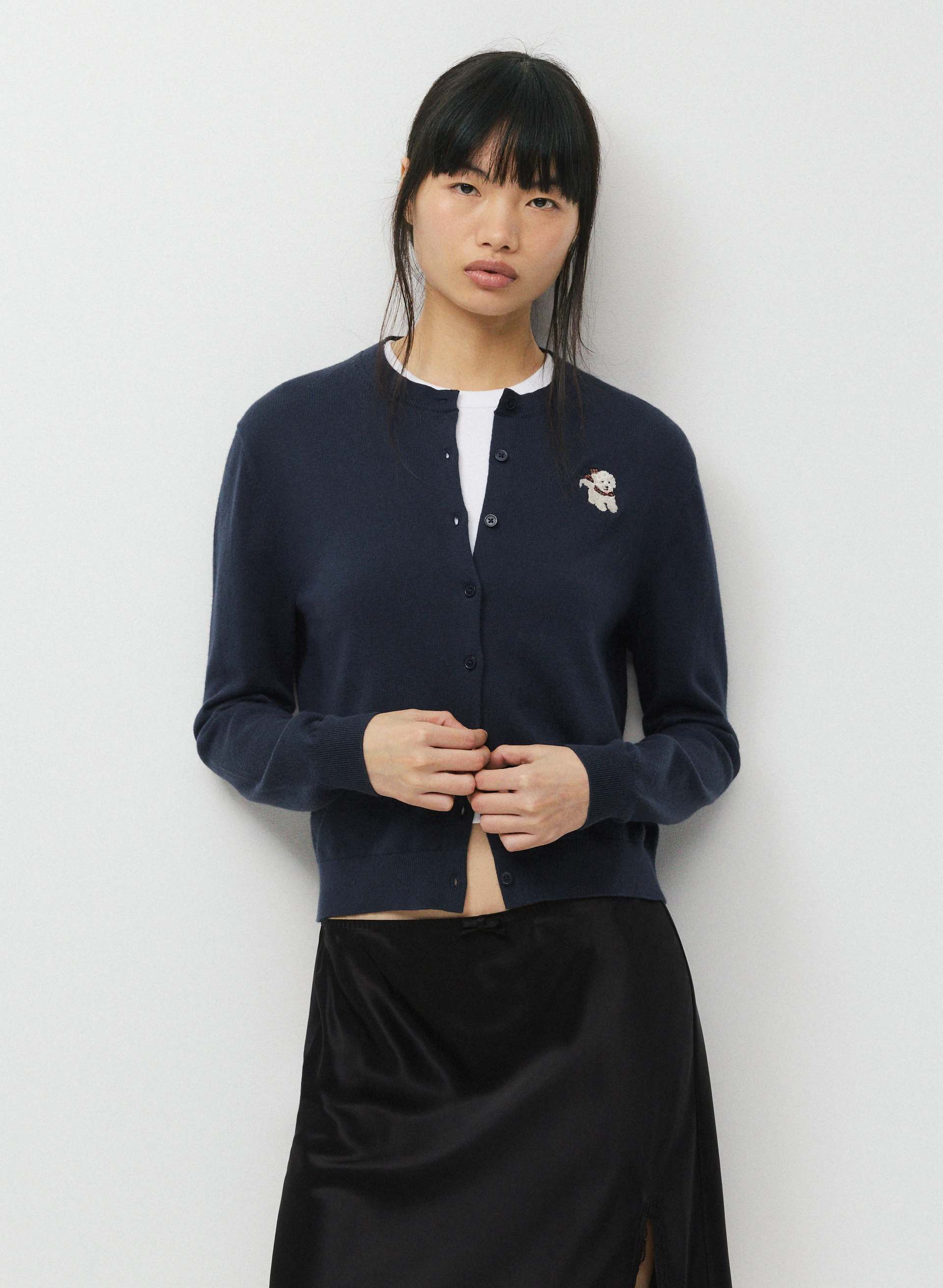COTTON CHARM™ NOTEWORTHY ICON CARDIGAN | Aritzia