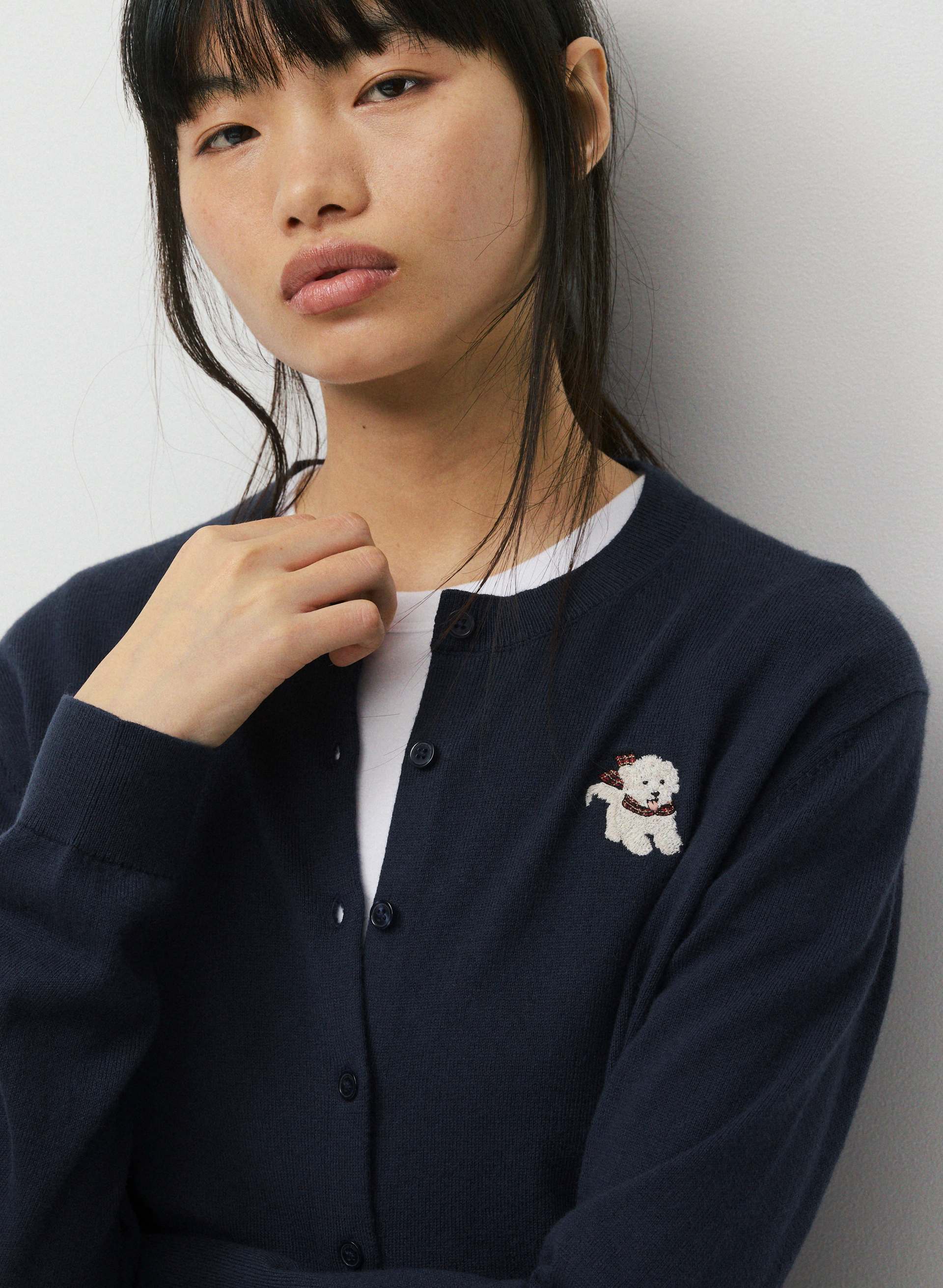 COTTON CHARM™ NOTEWORTHY ICON CARDIGAN | Aritzia
