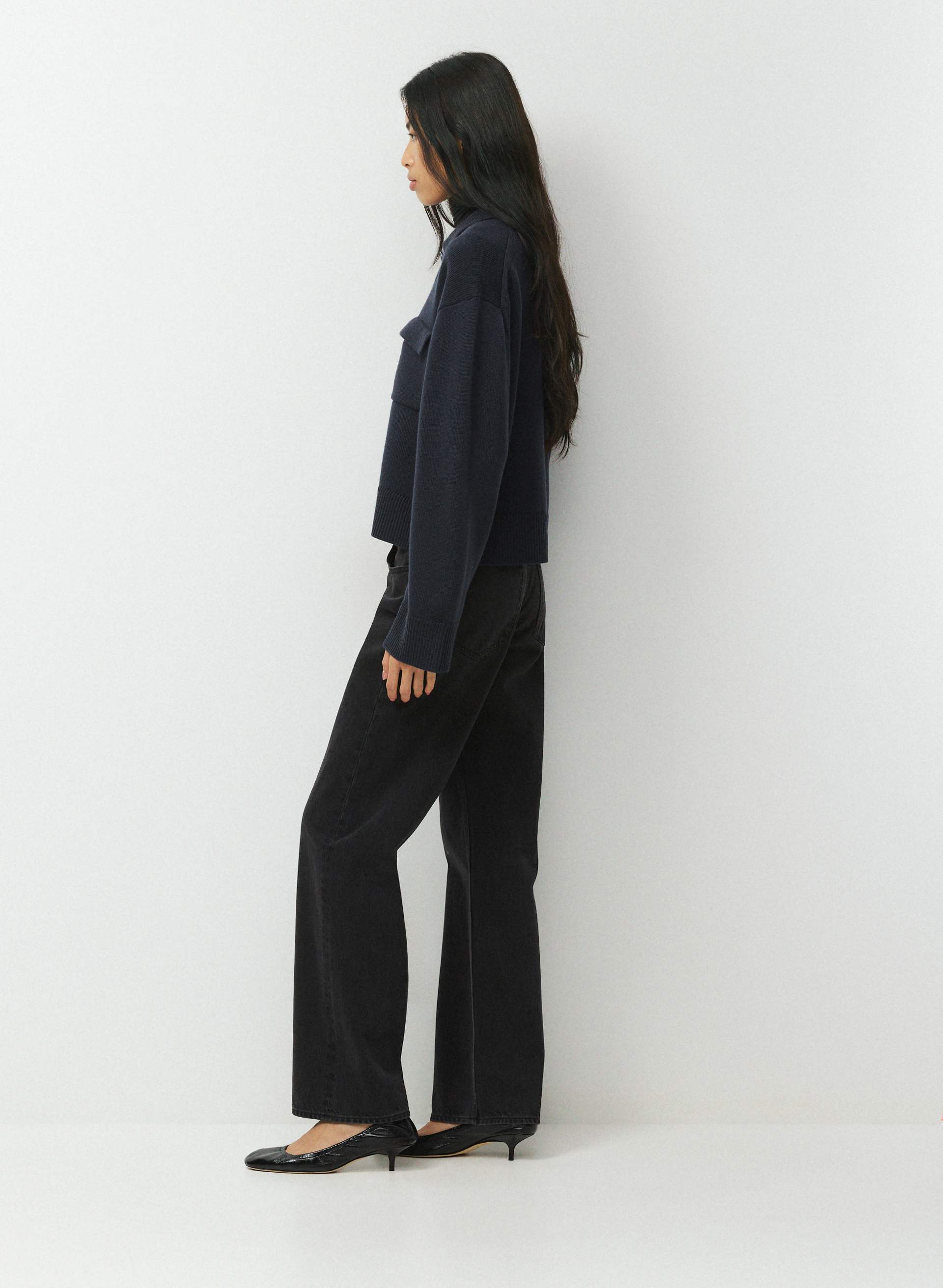 ESSENTIAL MERINO WOOL OBSERVE CARDIGAN | Aritzia
