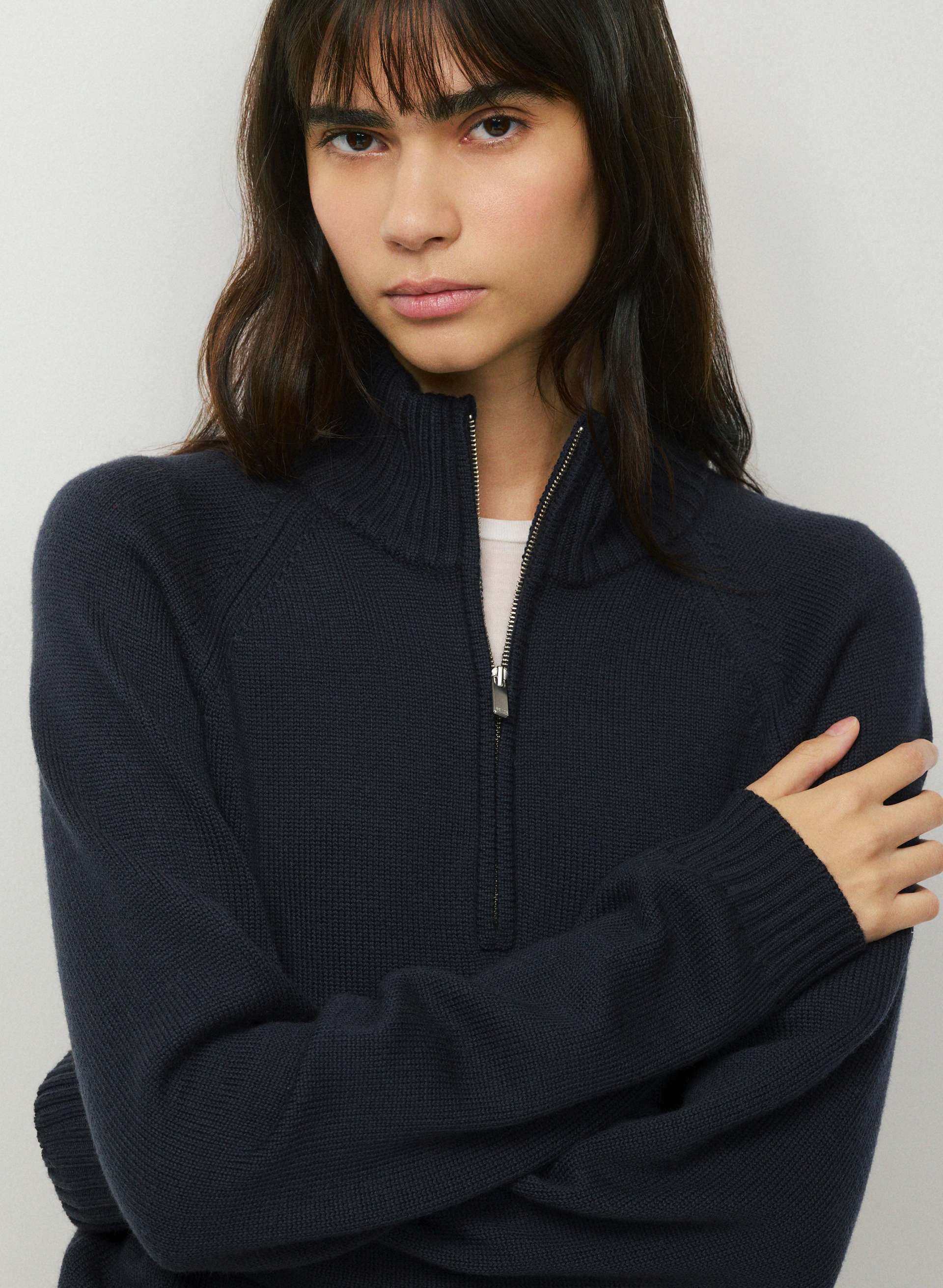 ESSENTIAL MERINO WOOL MASTERY 1/4 ZIP | Aritzia