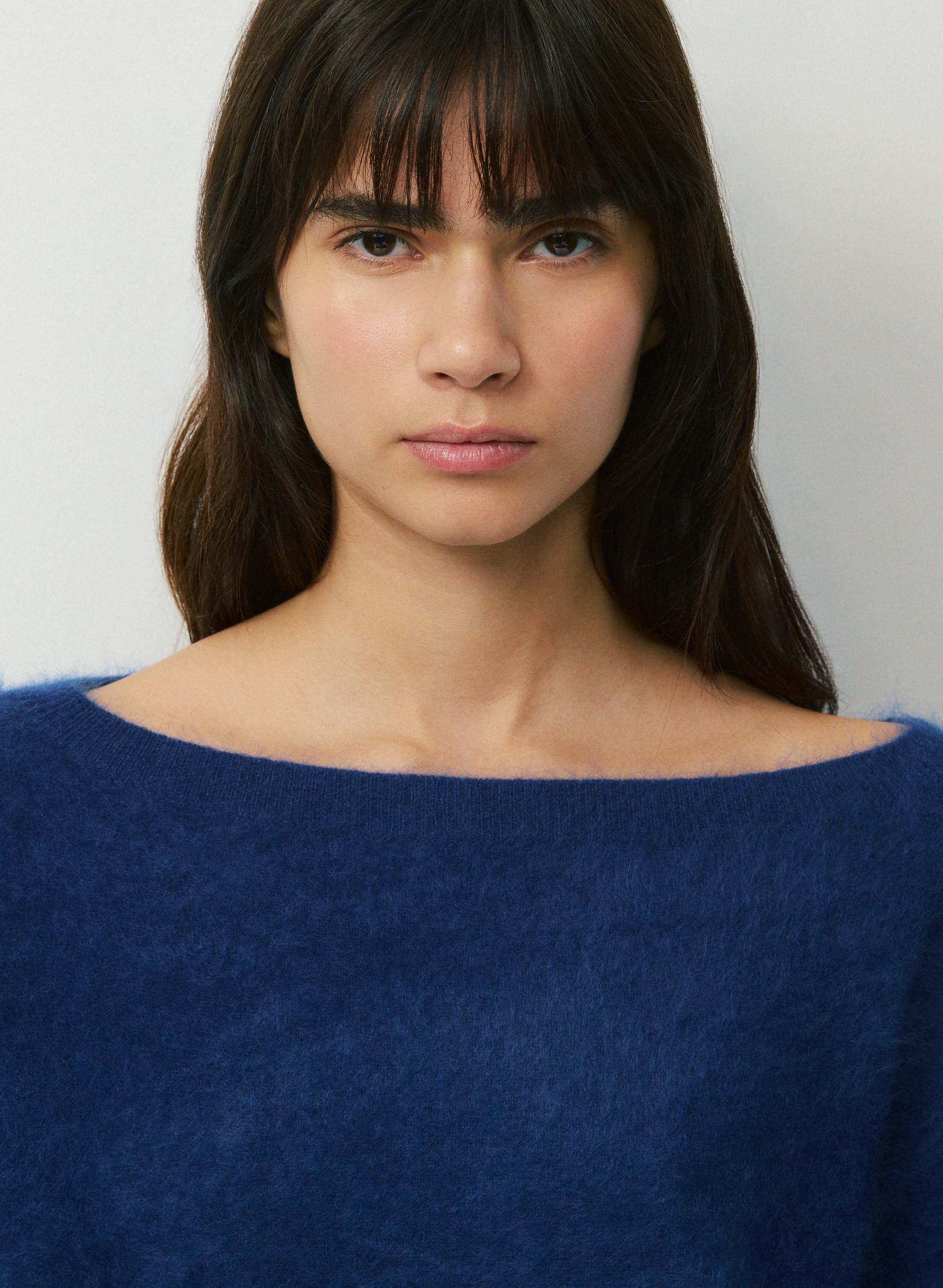 BRUSHED WOOL CASHMERE NUANCE SWEATER | Aritzia