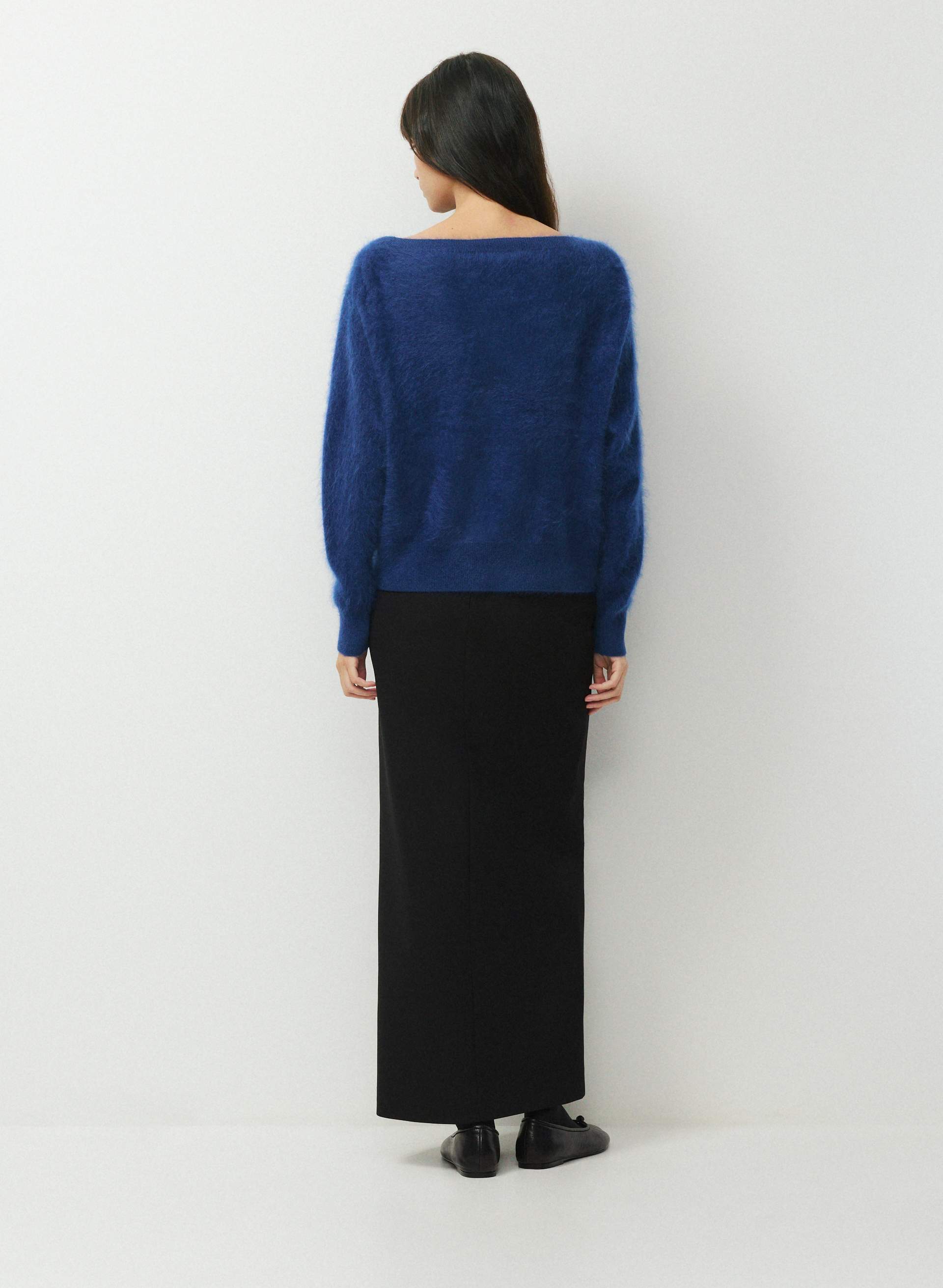 BRUSHED WOOL CASHMERE NUANCE SWEATER | Aritzia