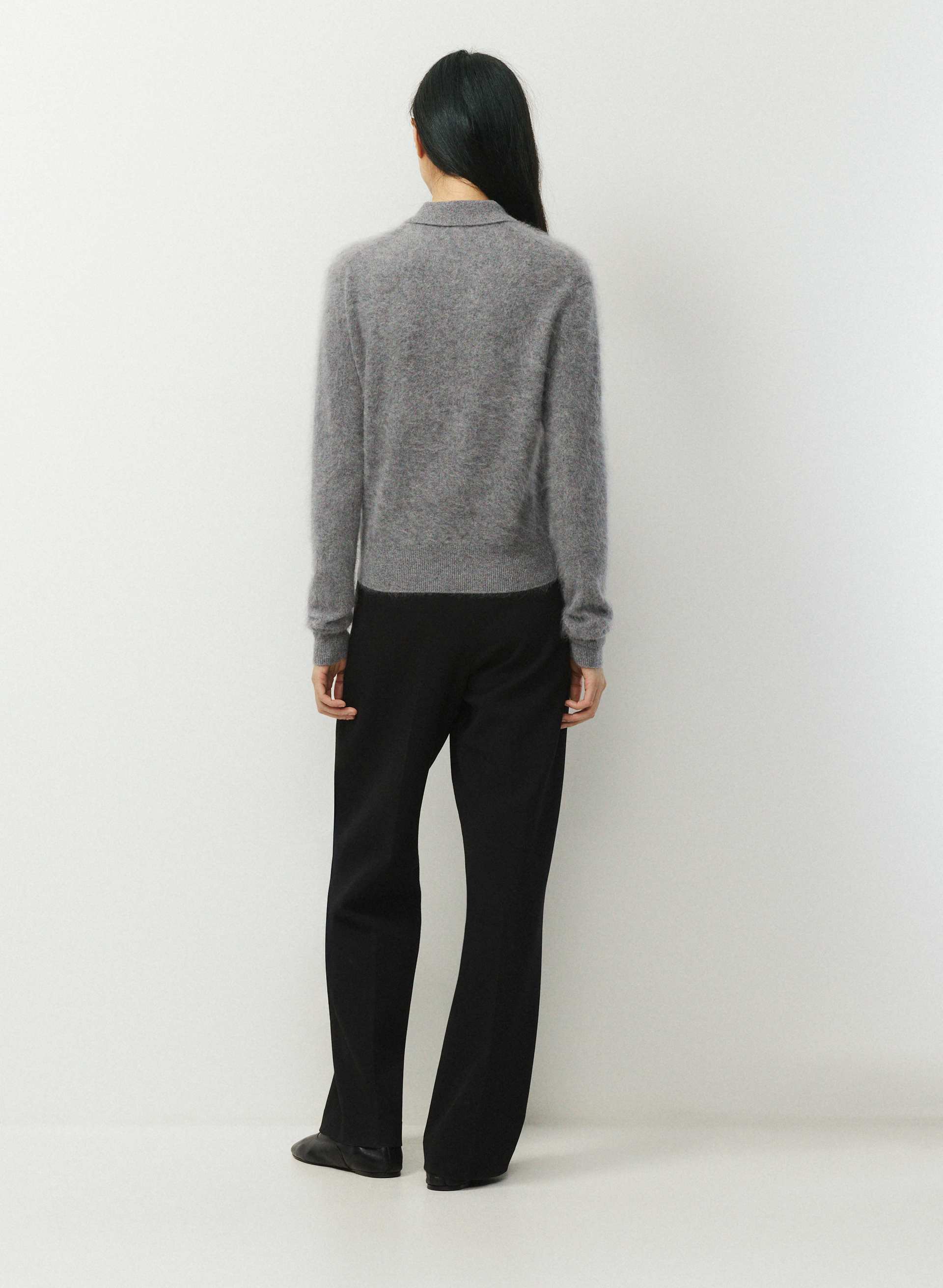 BRUSHED WOOL CASHMERE CELLINI SWEATER | Aritzia