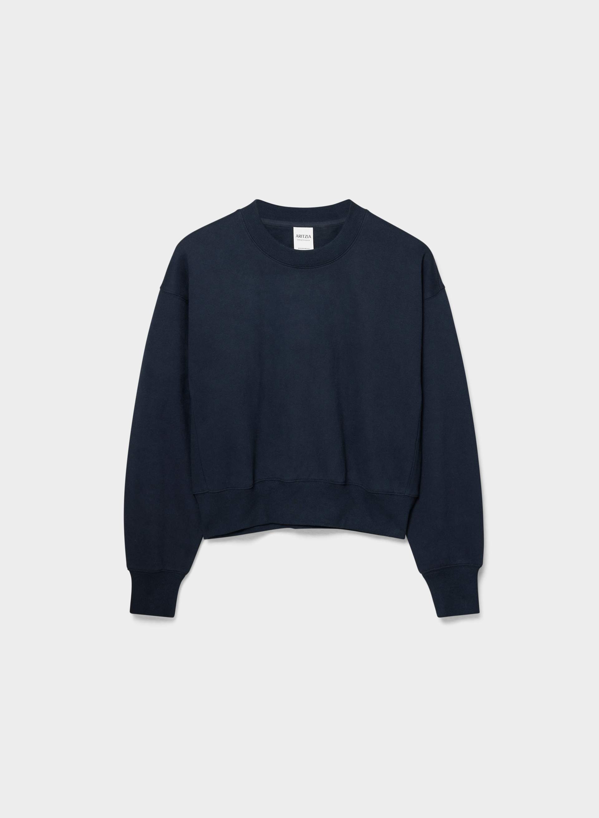 COZY SWEATFLEECE BOYFRIEND BOXY SWEATSHIRT | Aritzia