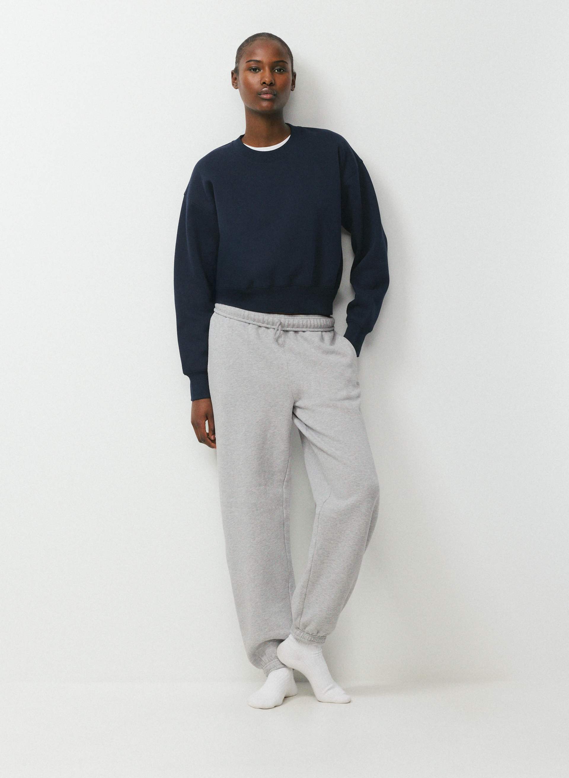 COZY SWEATFLEECE BOYFRIEND BOXY SWEATSHIRT | Aritzia