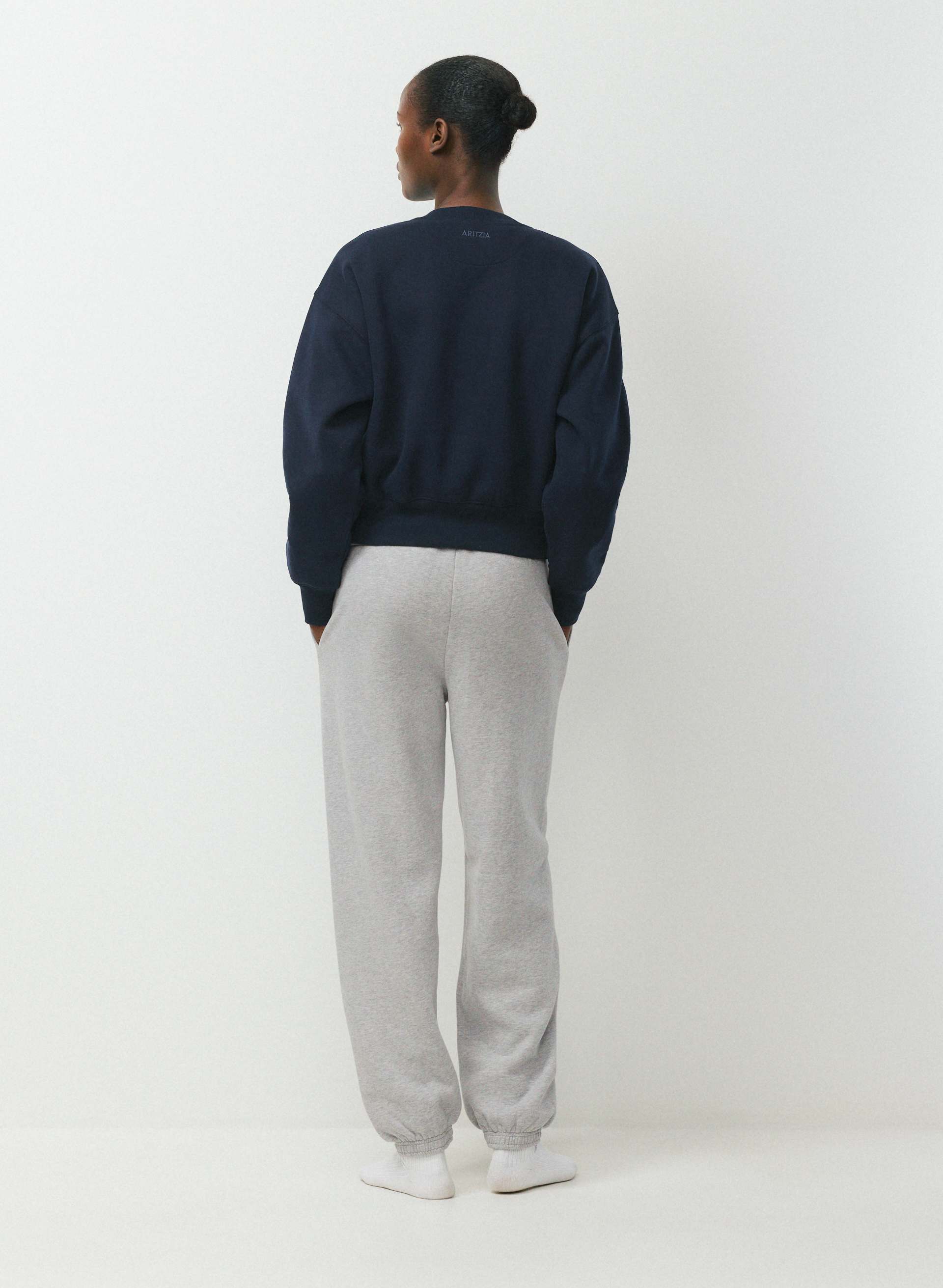 COZY SWEATFLEECE BOYFRIEND BOXY SWEATSHIRT | Aritzia