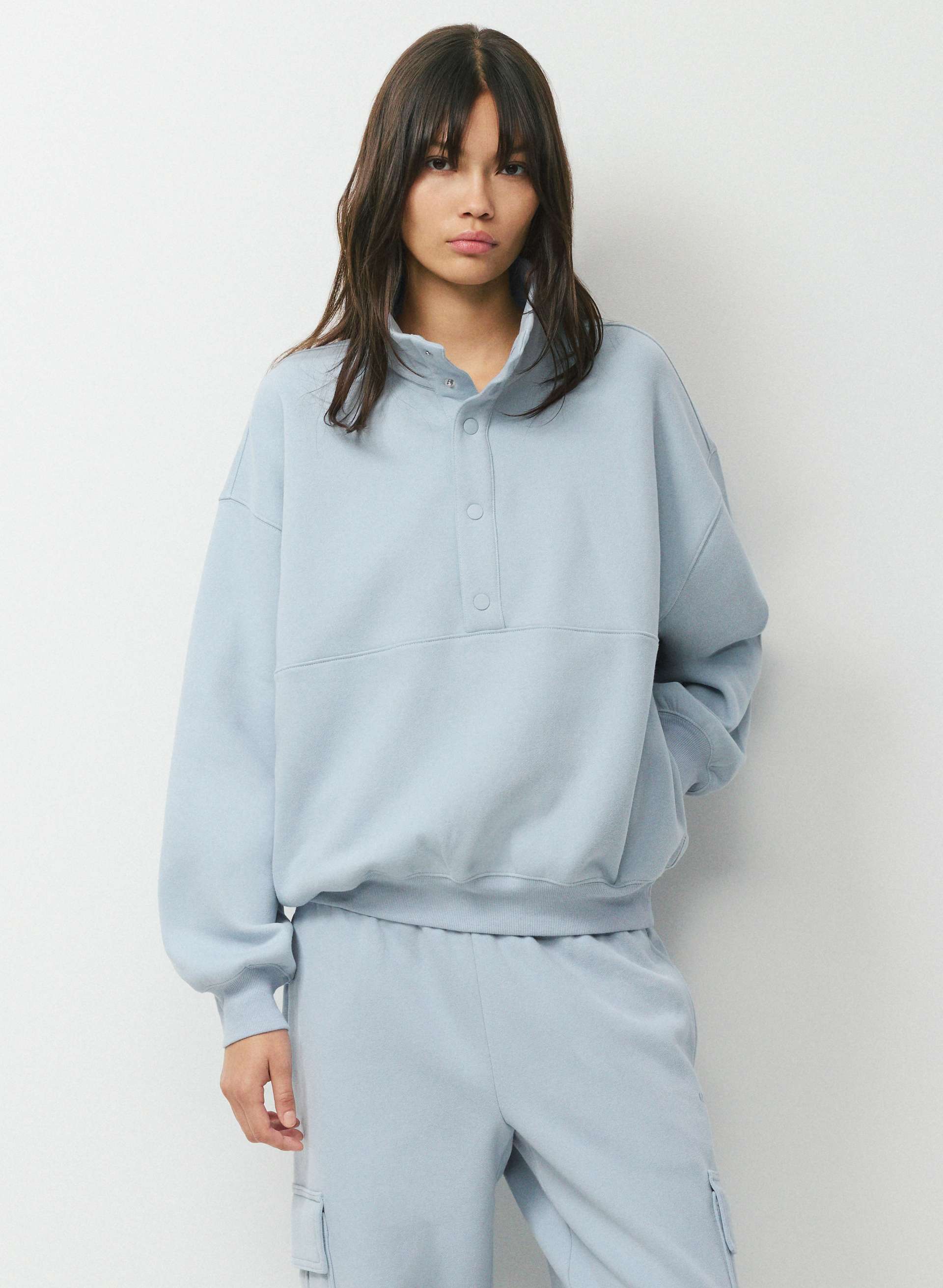CHANDAIL MÉGA COL CHEM. - MOLLETON DOUILL. | Aritzia