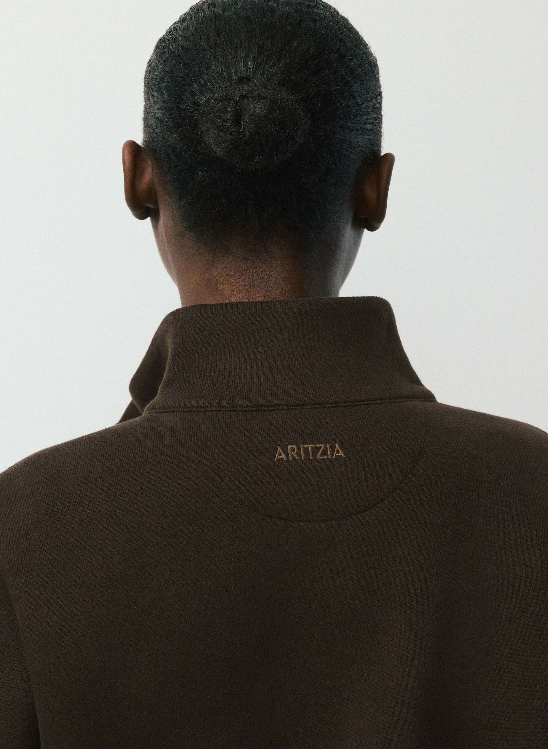 COZY SWEATFLEECE MEGA SNAP FUNNEL NECK | Aritzia