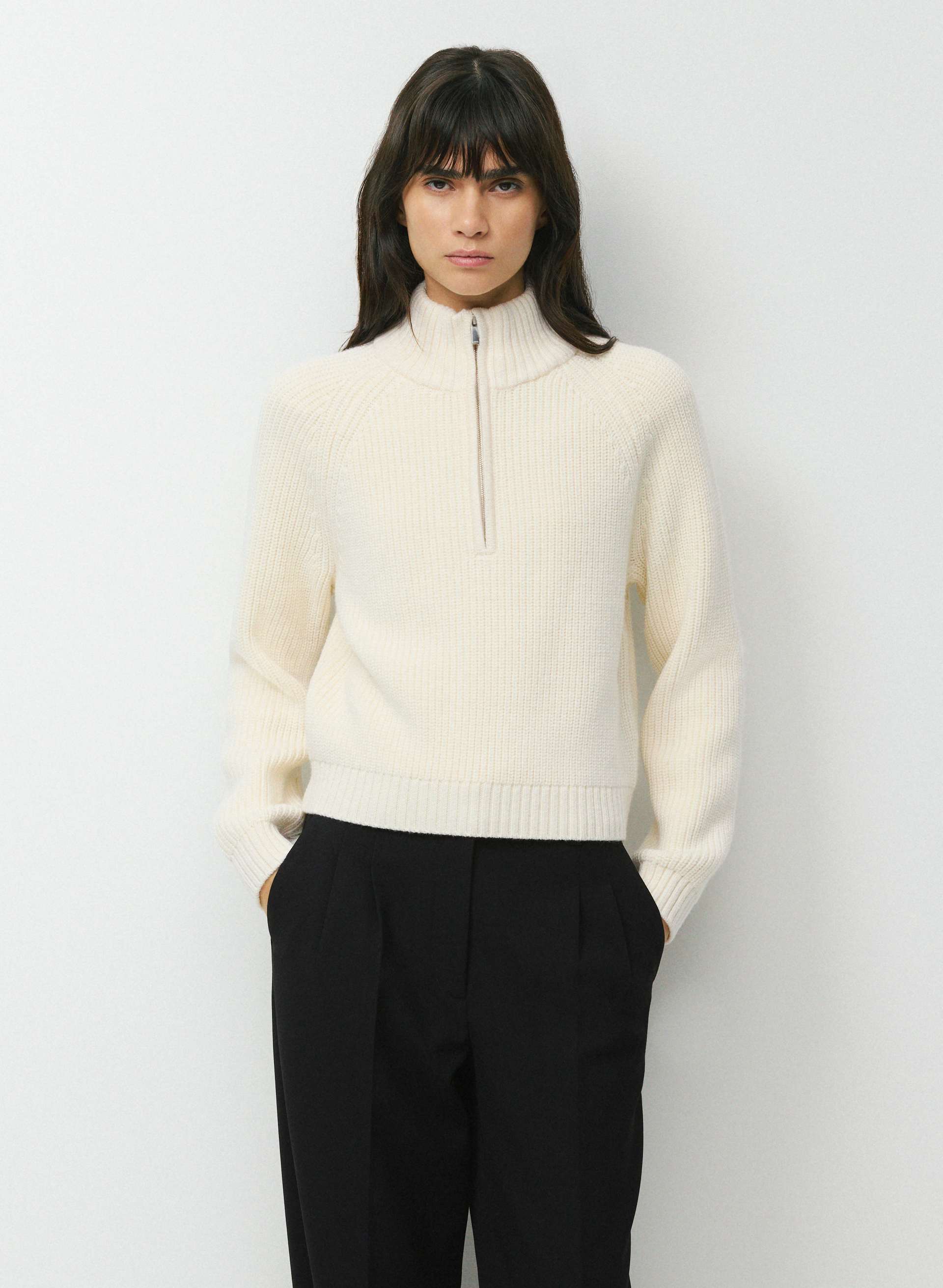 MERINO WOOL MASTERY 1/4 ZIP | Aritzia