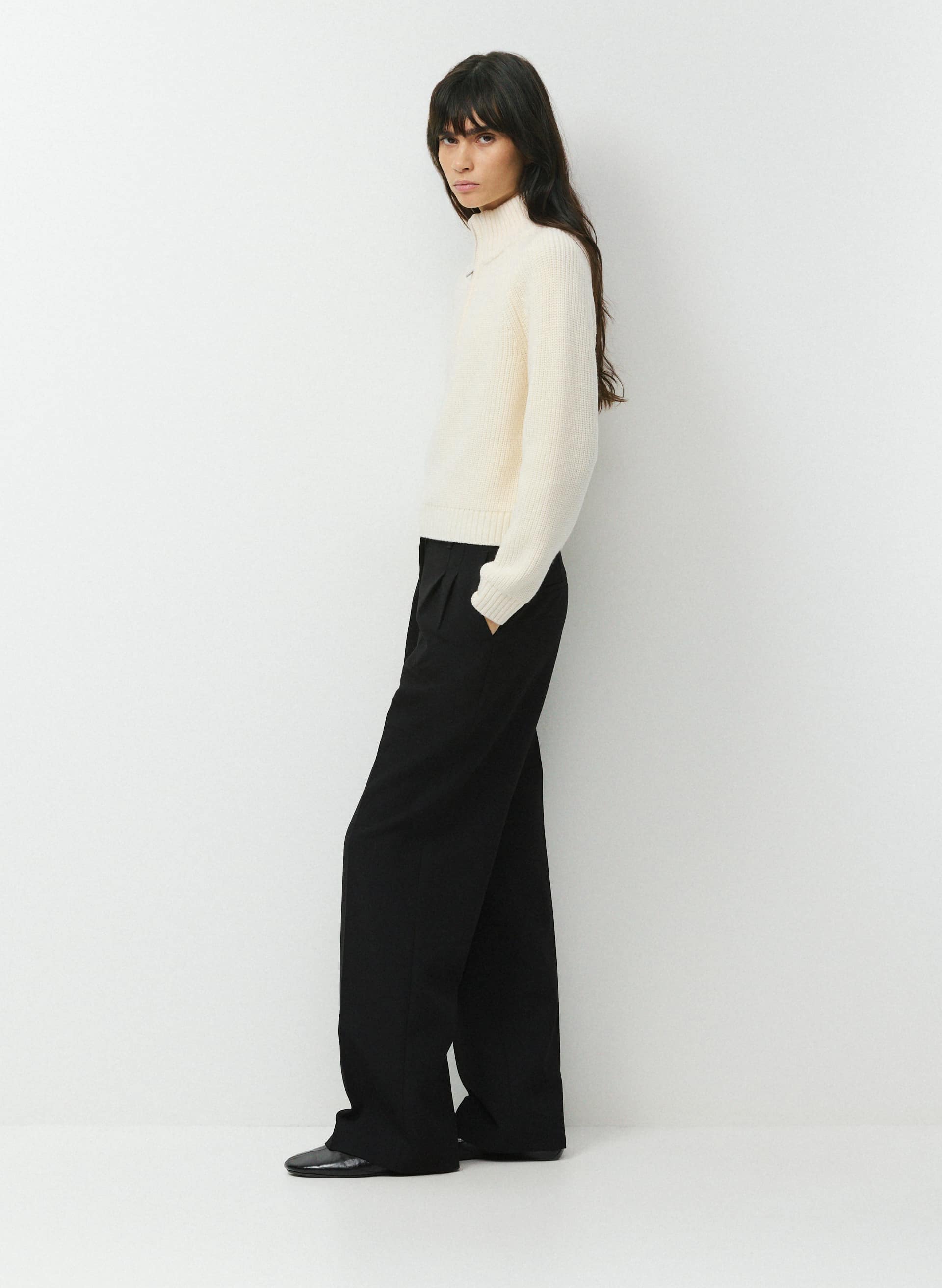MERINO WOOL MASTERY 1/4 ZIP | Aritzia