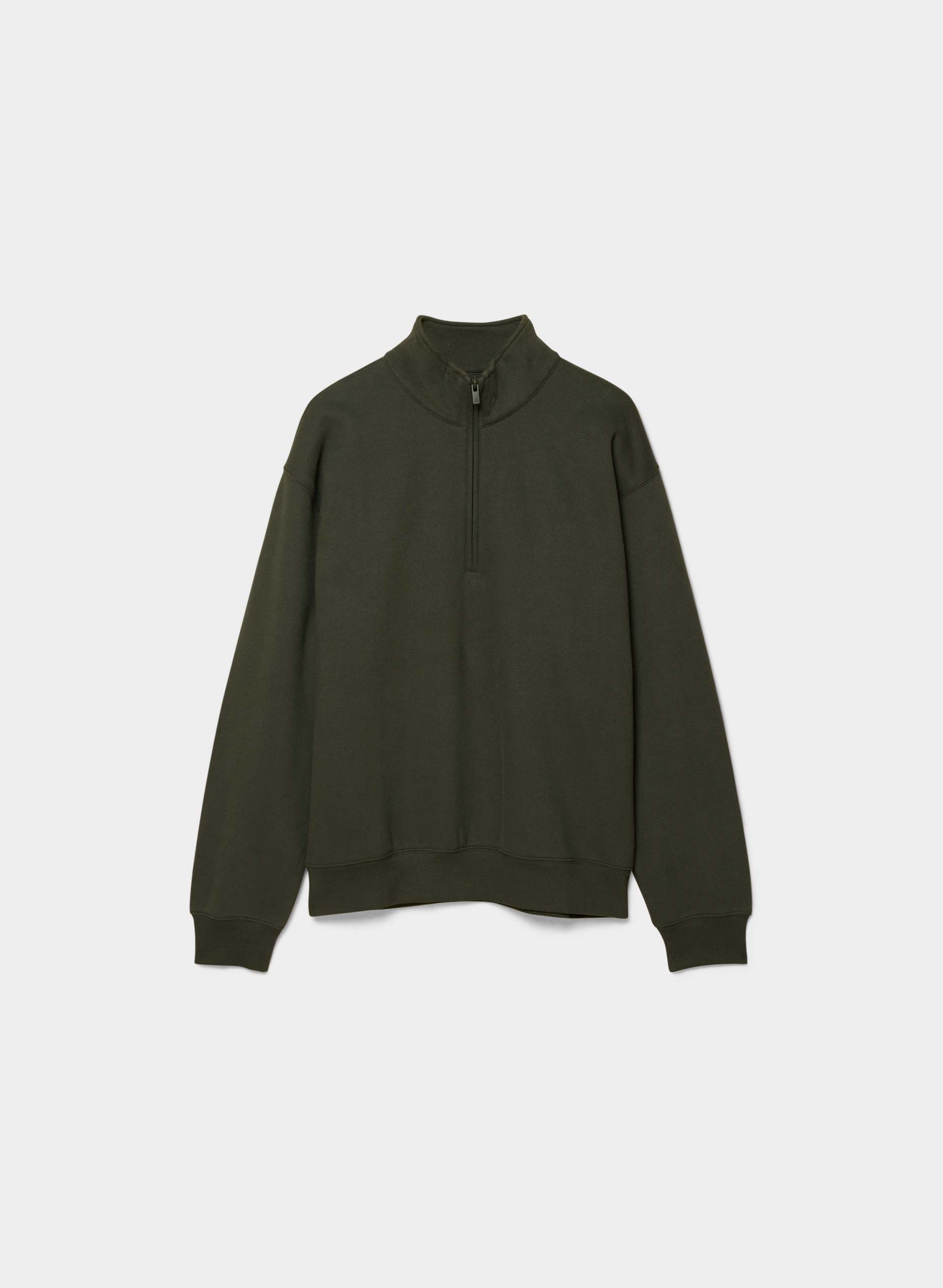 COZY SWEATFLEECE PERFECT 1/2 ZIP MEN'S - Men's classic fleece 1/2-zip mockneck sweatshirt. 