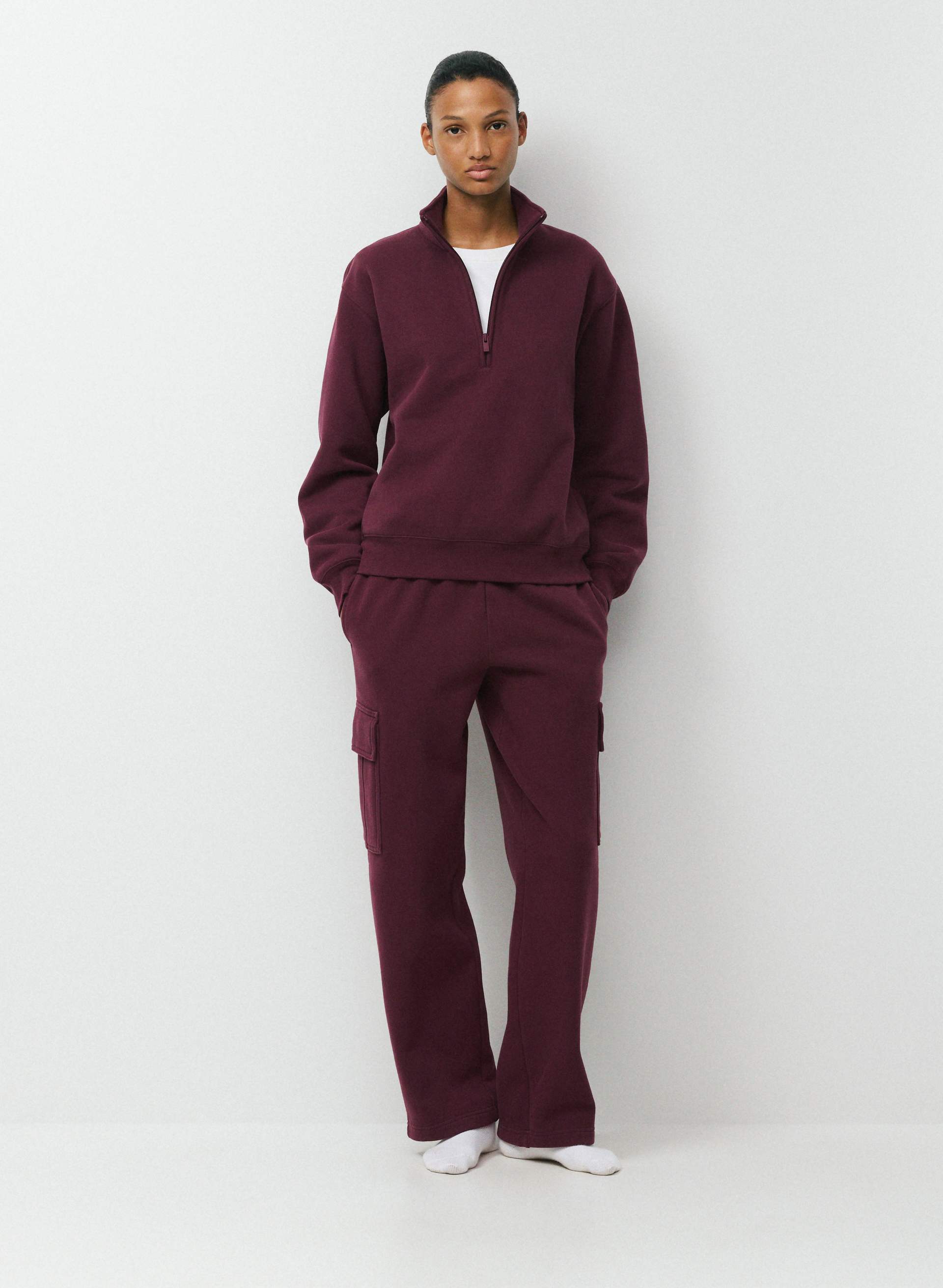 COZY SWEATFLEECE PERFECT 1/2 ZIP - Classic fleece half-zip mockneck. 