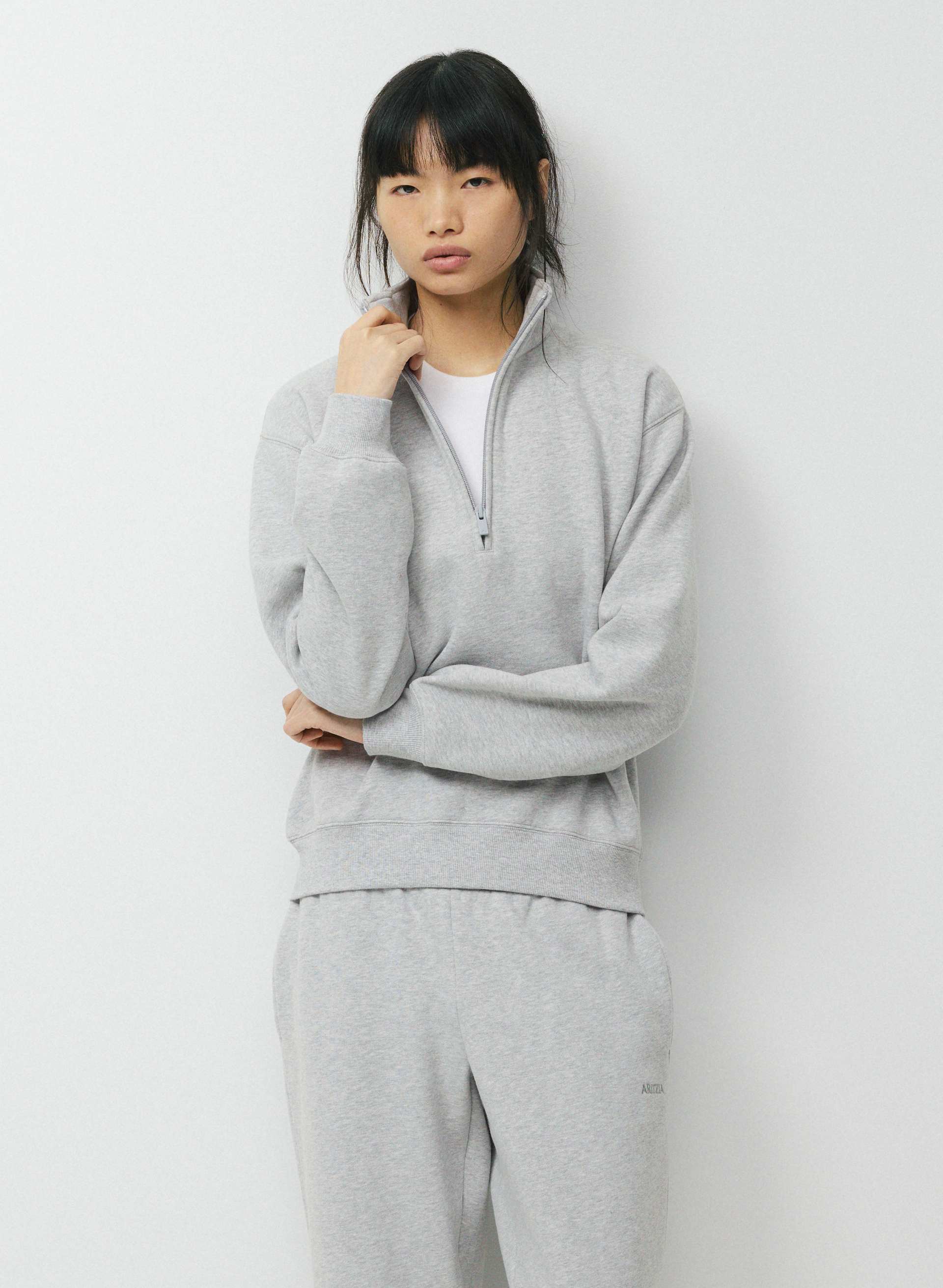 COZY SWEATFLEECE PERFECT 1/2 ZIP | Aritzia