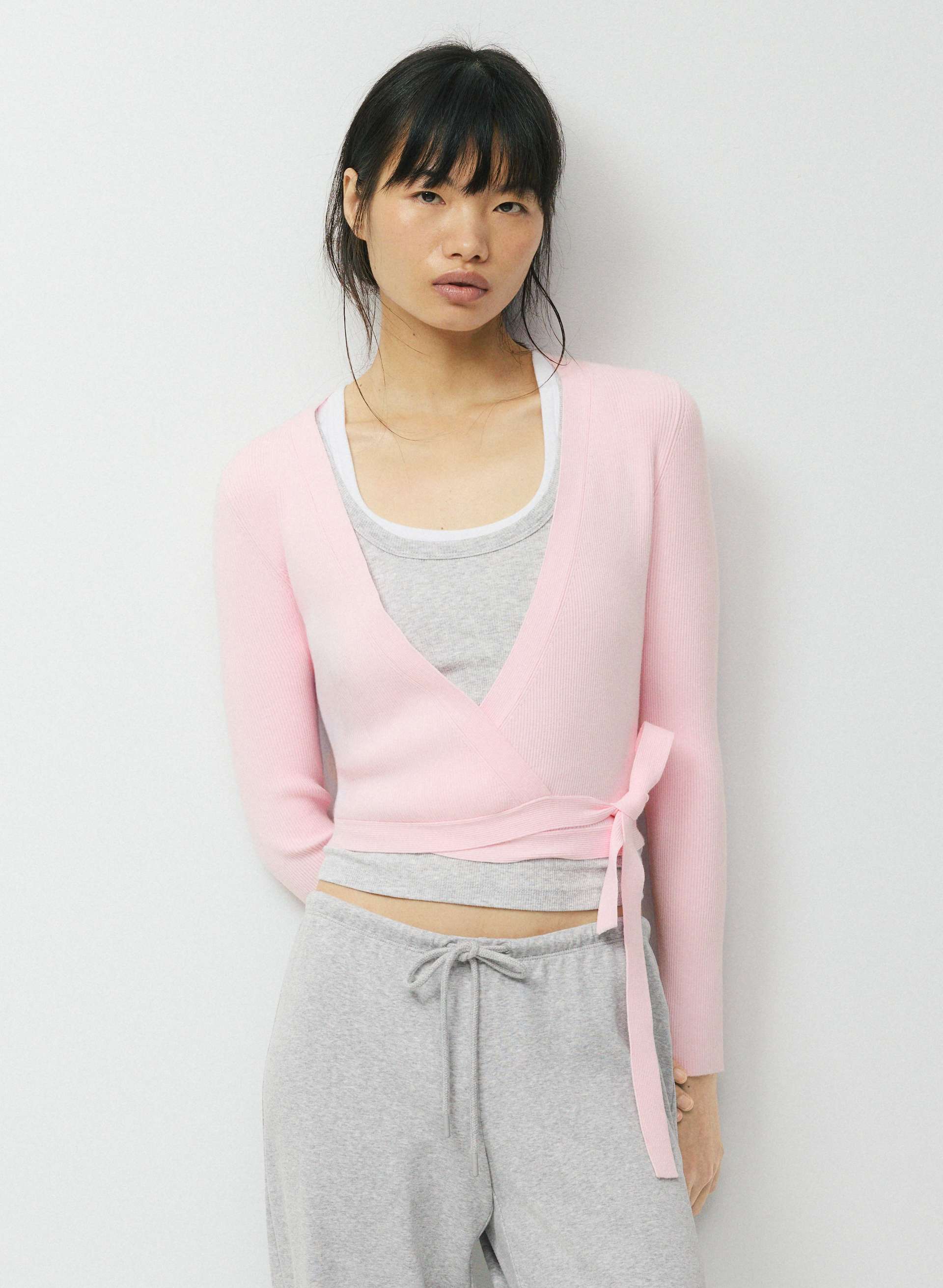 QUOTE WRAP LONGSLEEVE | Aritzia