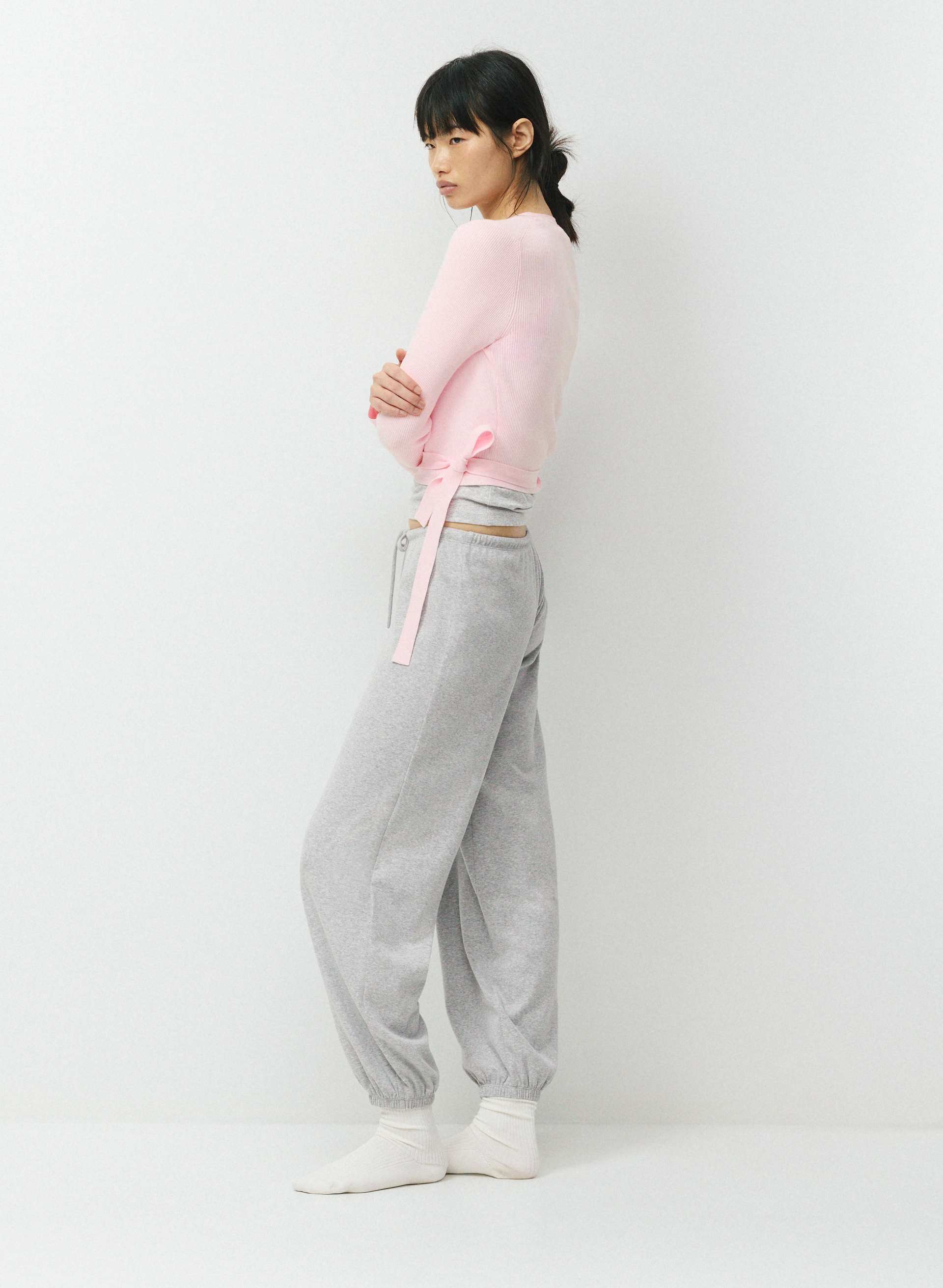 QUOTE WRAP LONGSLEEVE | Aritzia