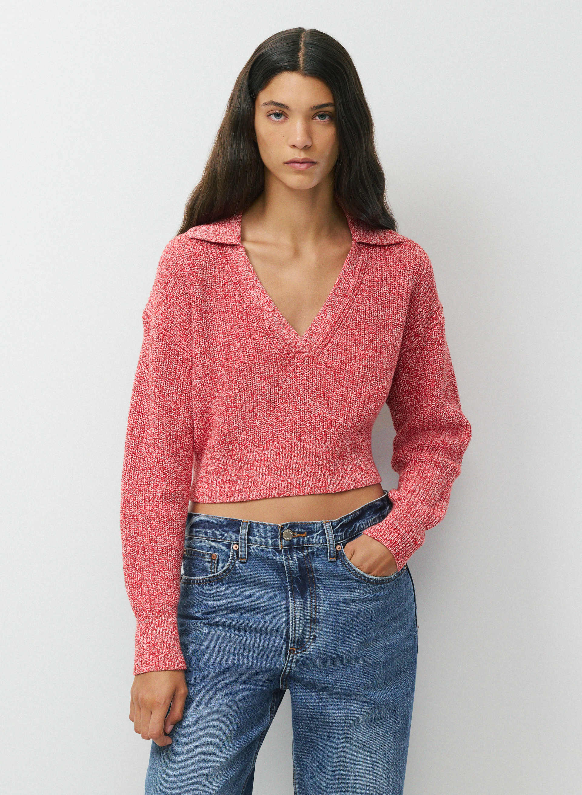 DAYTRIP POLO SWEATER | Aritzia