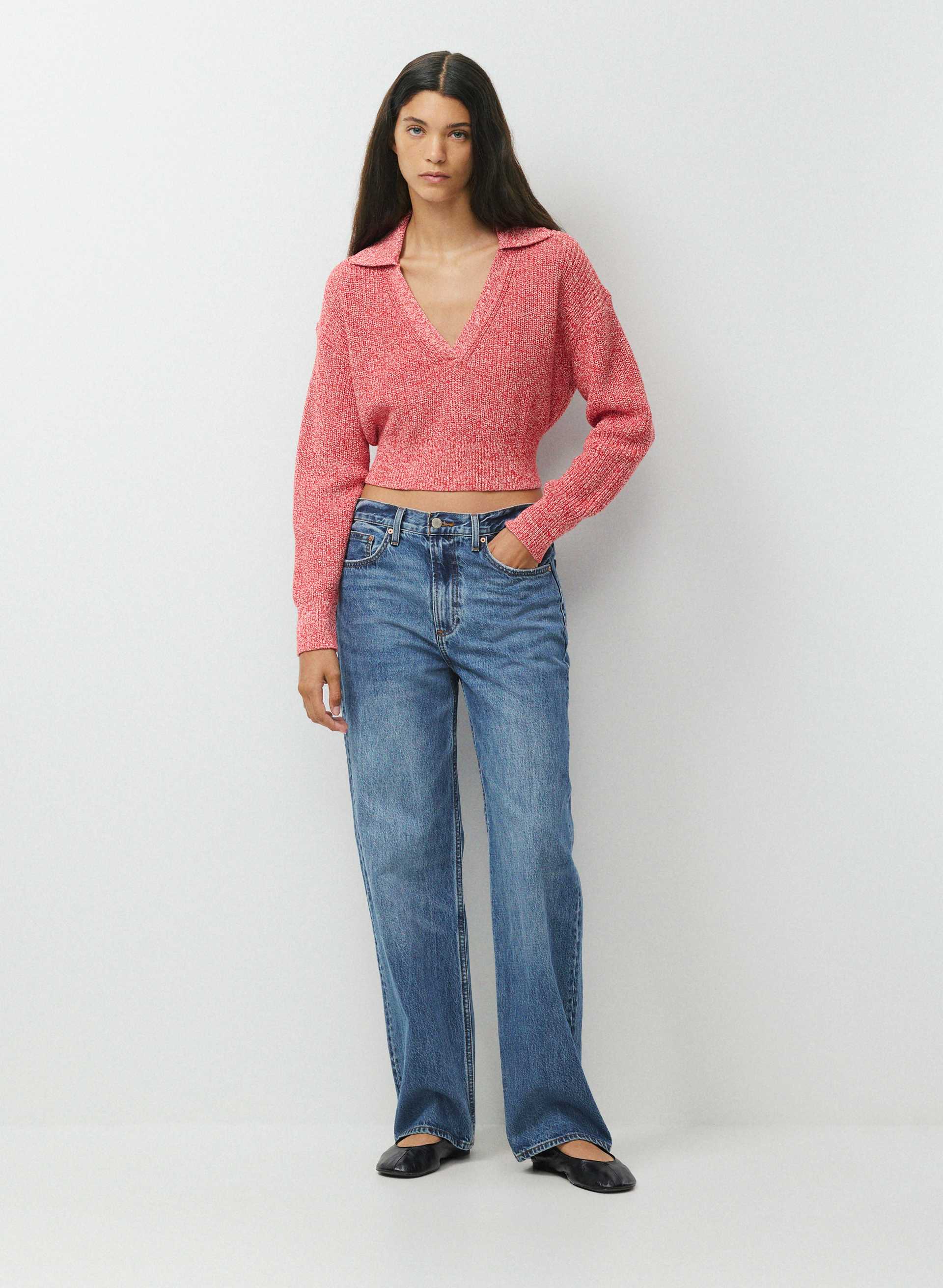 DAYTRIP POLO SWEATER | Aritzia