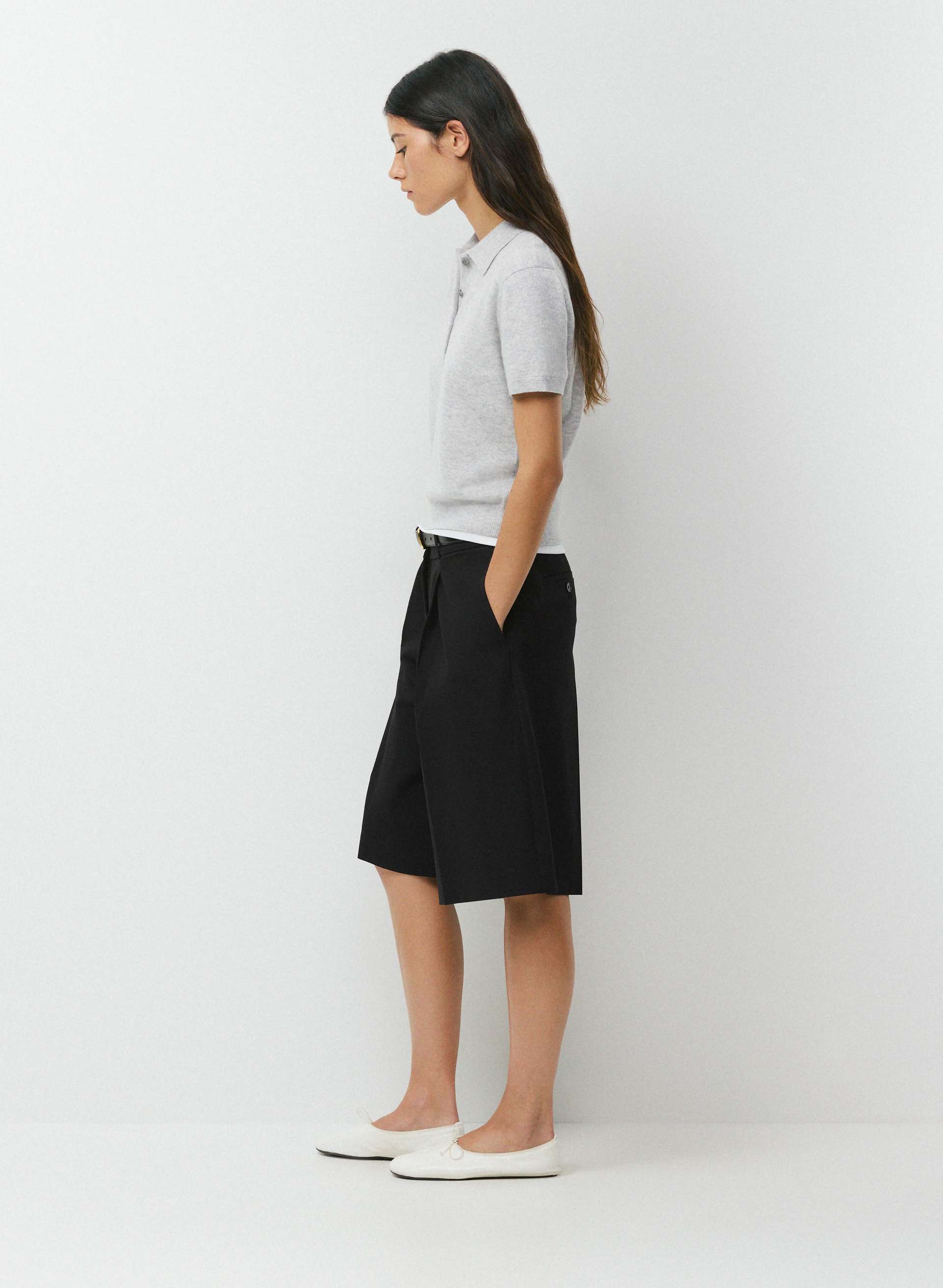 BARE CASHMERE CELLINI SHORTSLEEVE SWEATER | Aritzia
