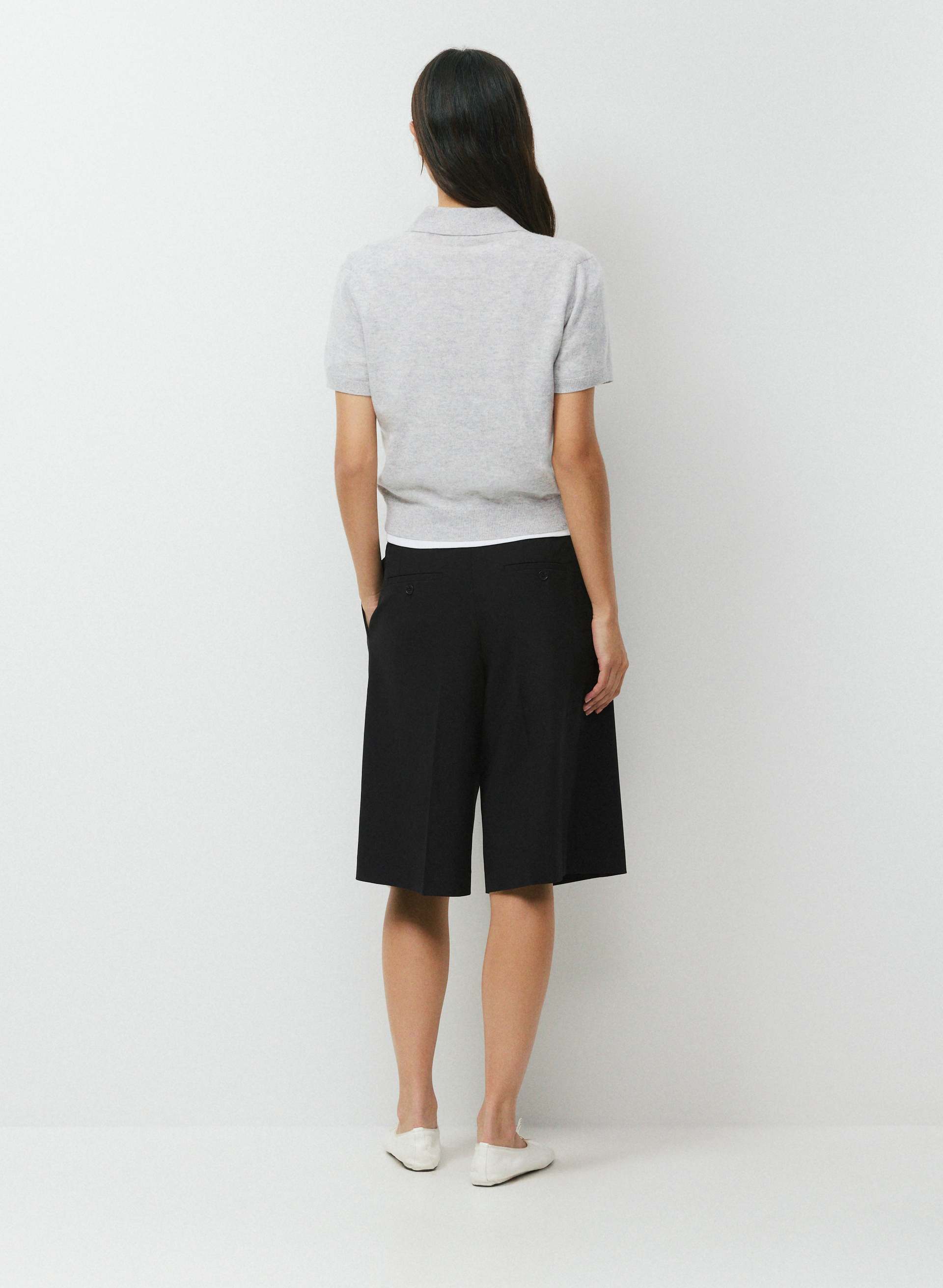 BARE CASHMERE CELLINI SHORTSLEEVE SWEATER | Aritzia